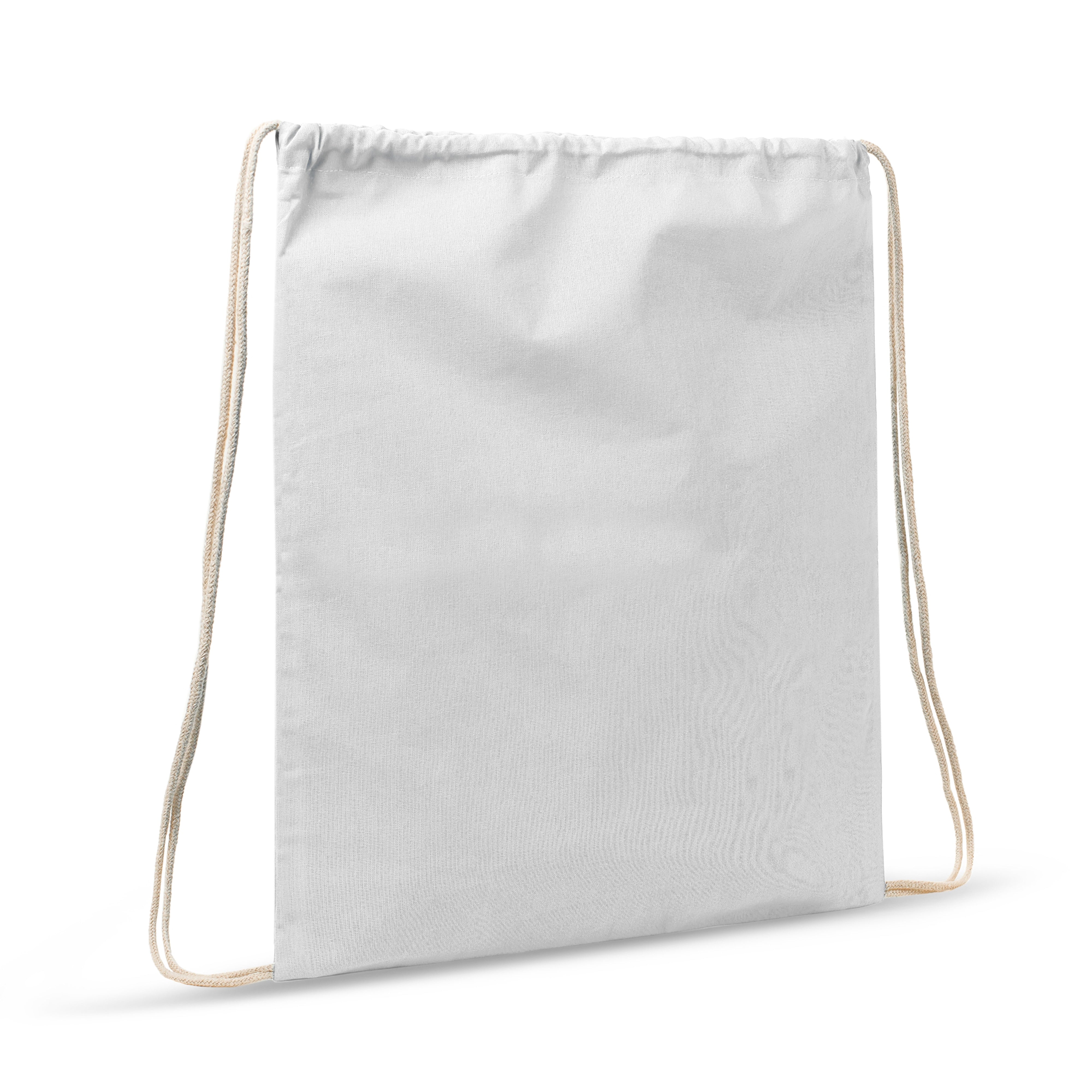 OEKO-TEX® Baumwoll Kordelzugbeutel 140 g/m²