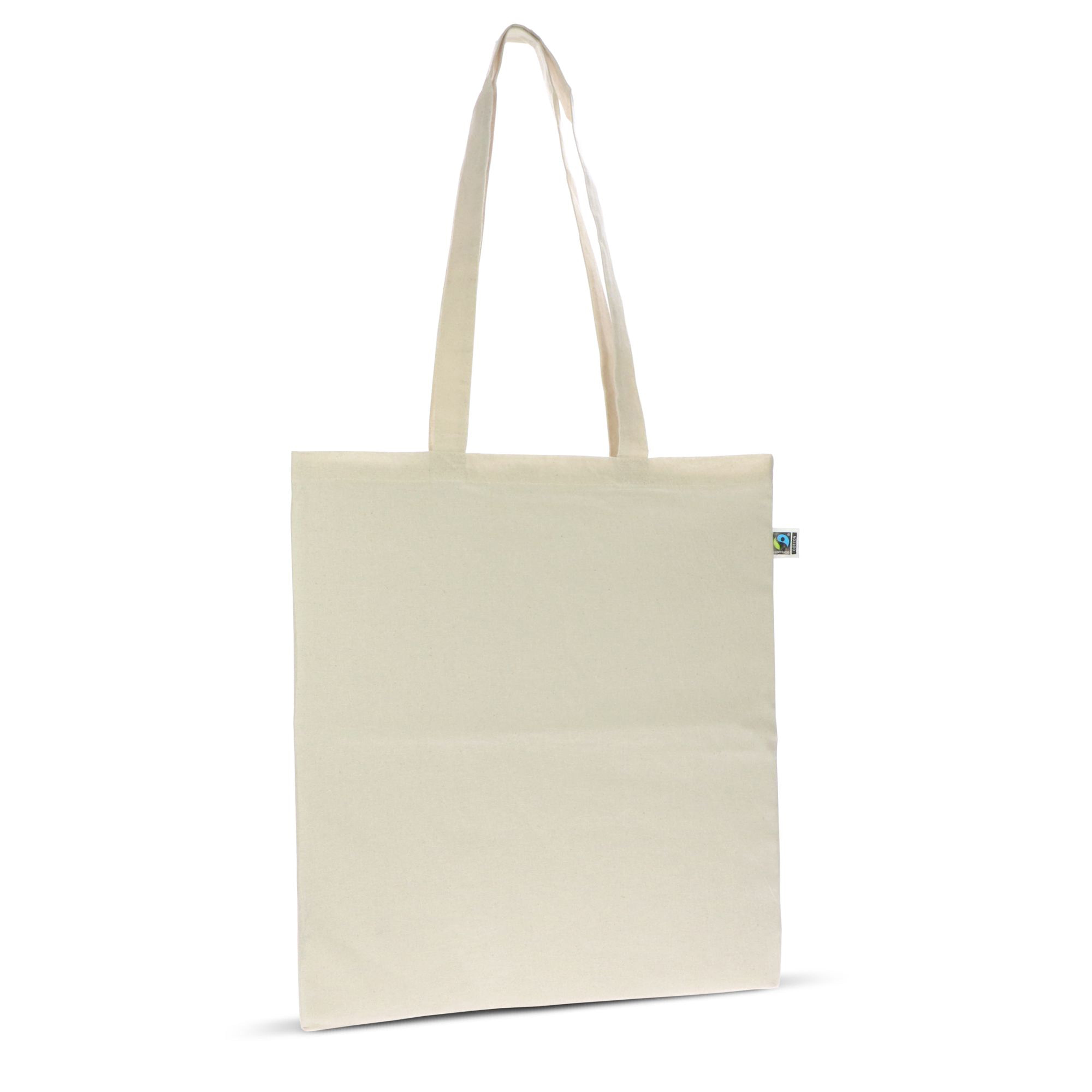 Fairtrade Baumwolltasche 140 g/m² 38 × 42 cm