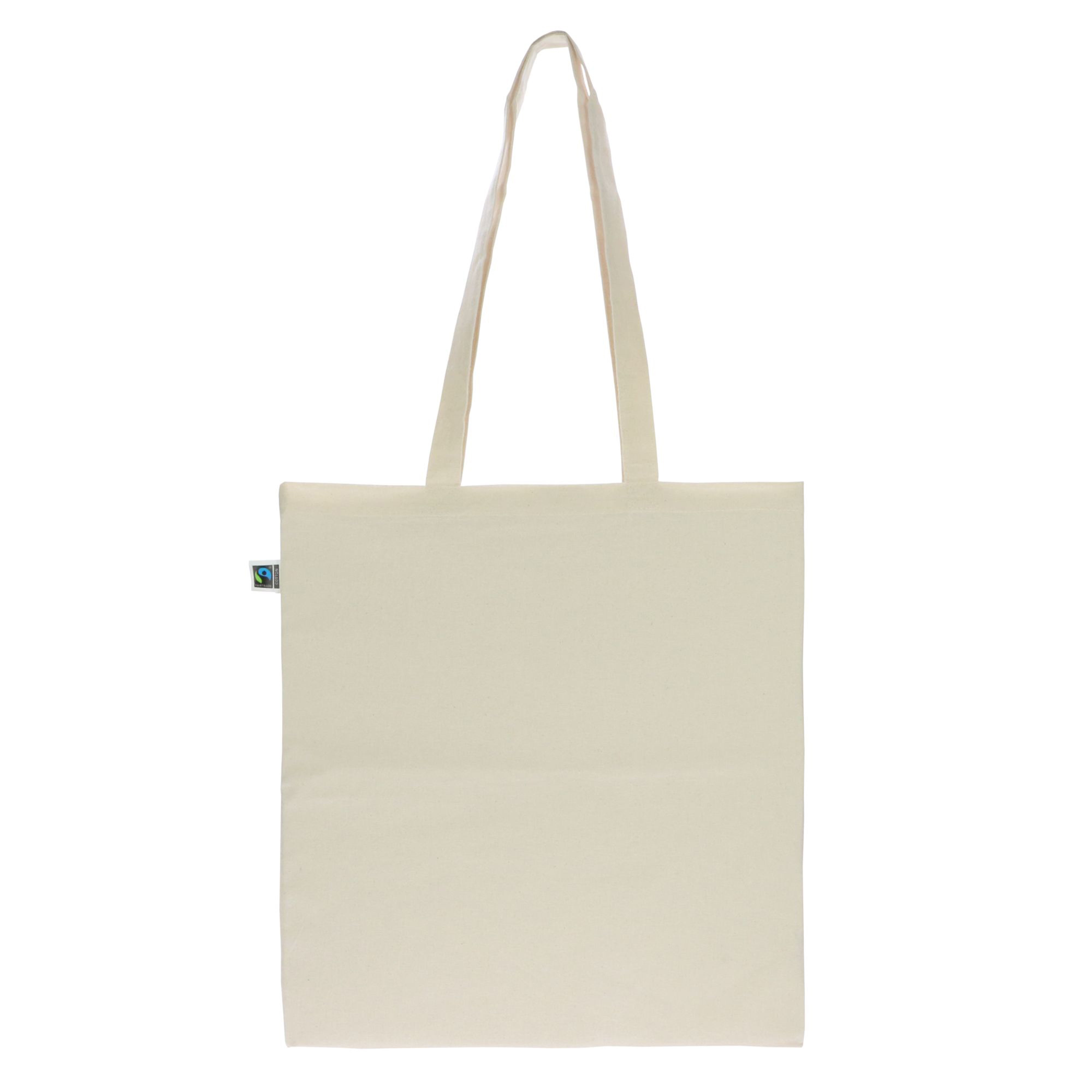 Fairtrade Baumwolltasche 140 g/m² 38 × 42 cm