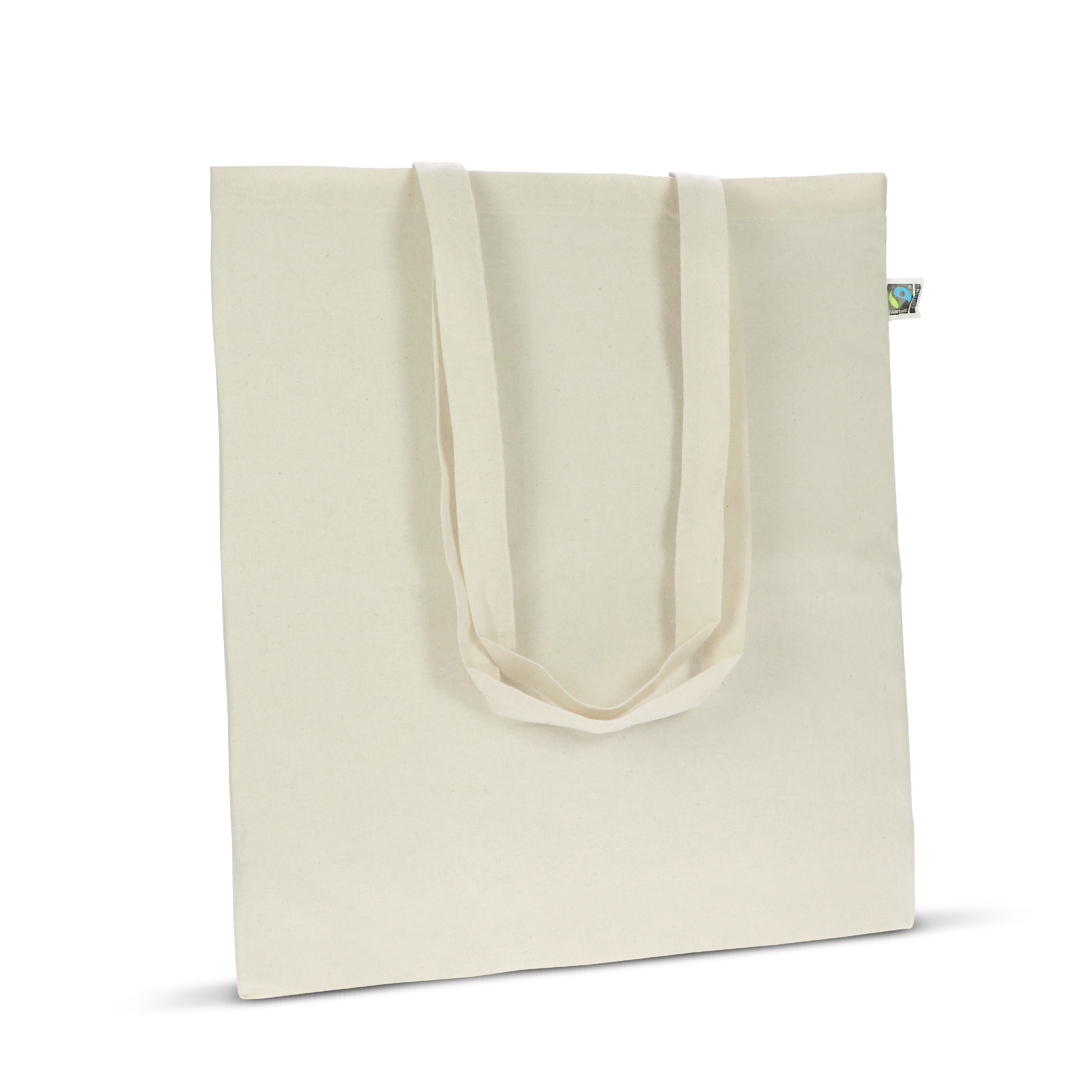 Fairtrade Baumwolltasche 140 g/m² 38 × 42 cm