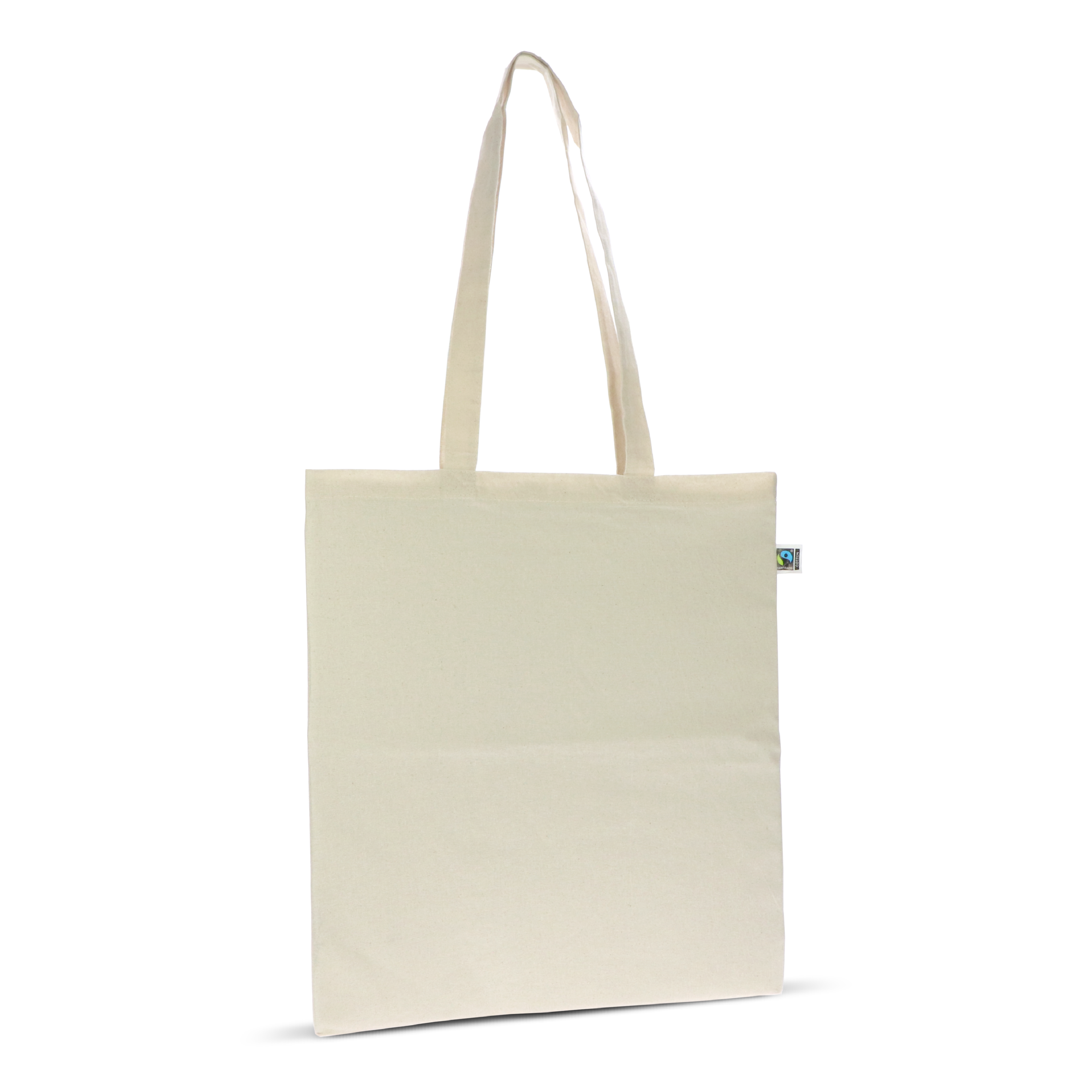 Fairtrade Baumwolltasche 140 g/m² 38 × 42 cm