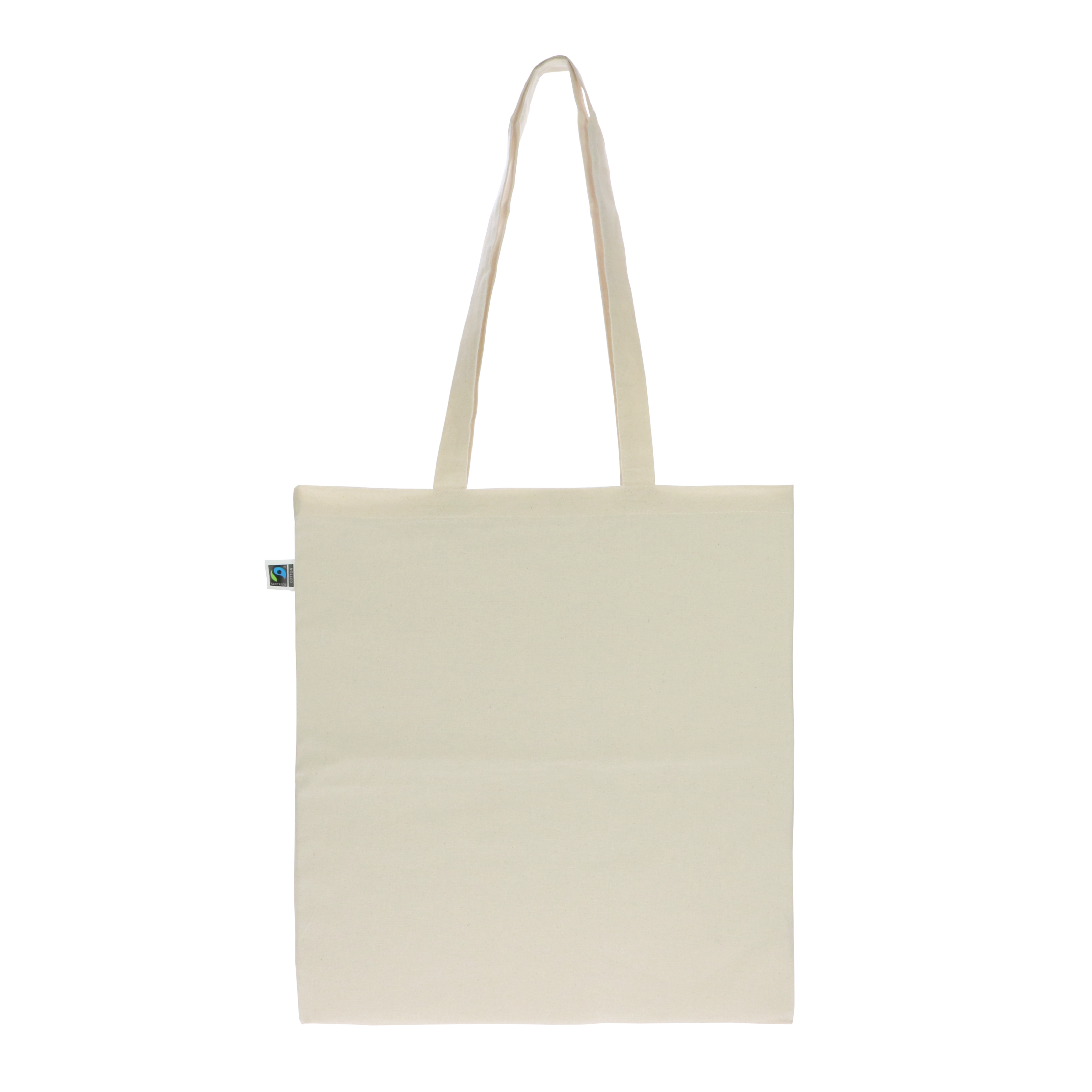 Fairtrade Baumwolltasche 140 g/m² 38 × 42 cm
