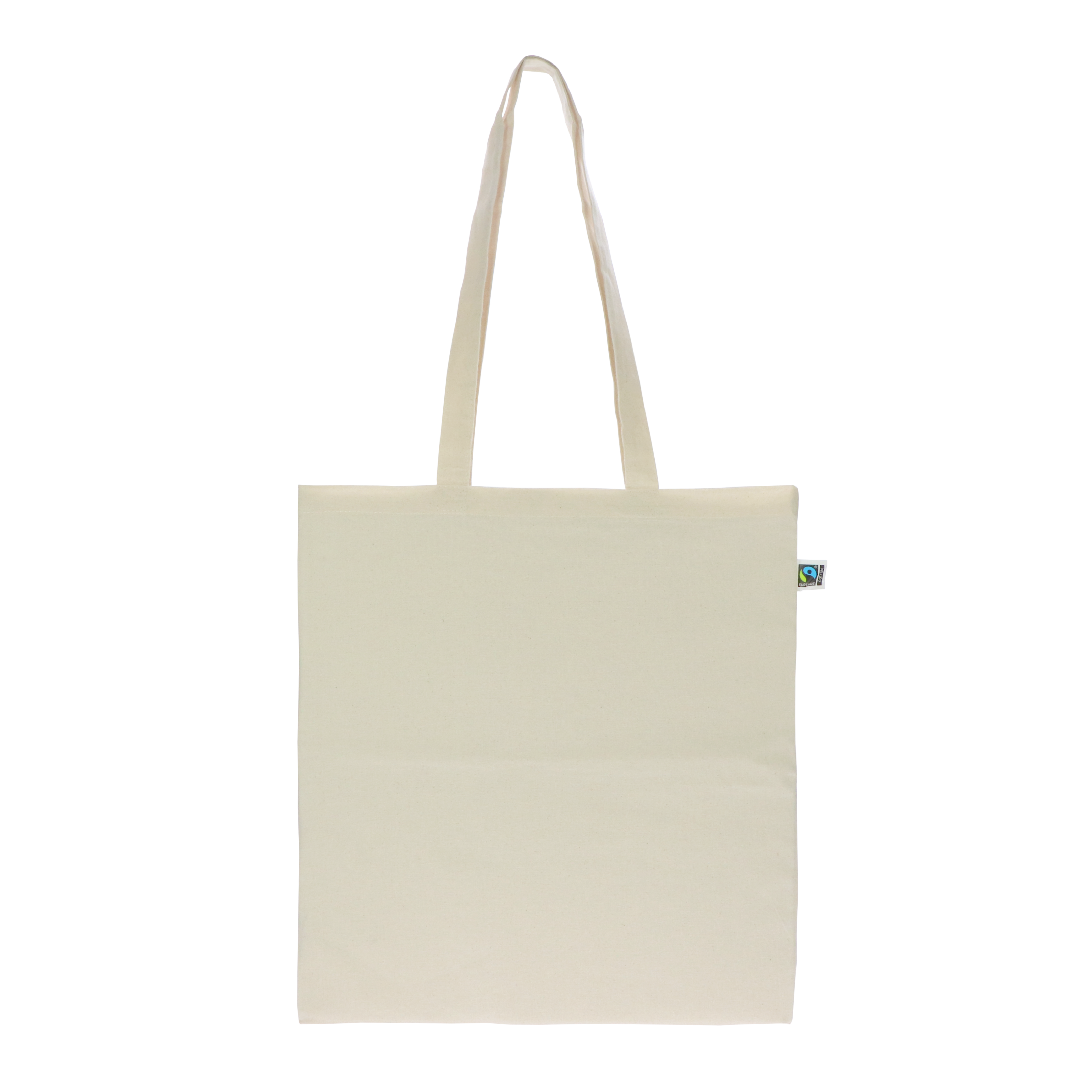 Fairtrade Baumwolltasche 140 g/m² 38 × 42 cm