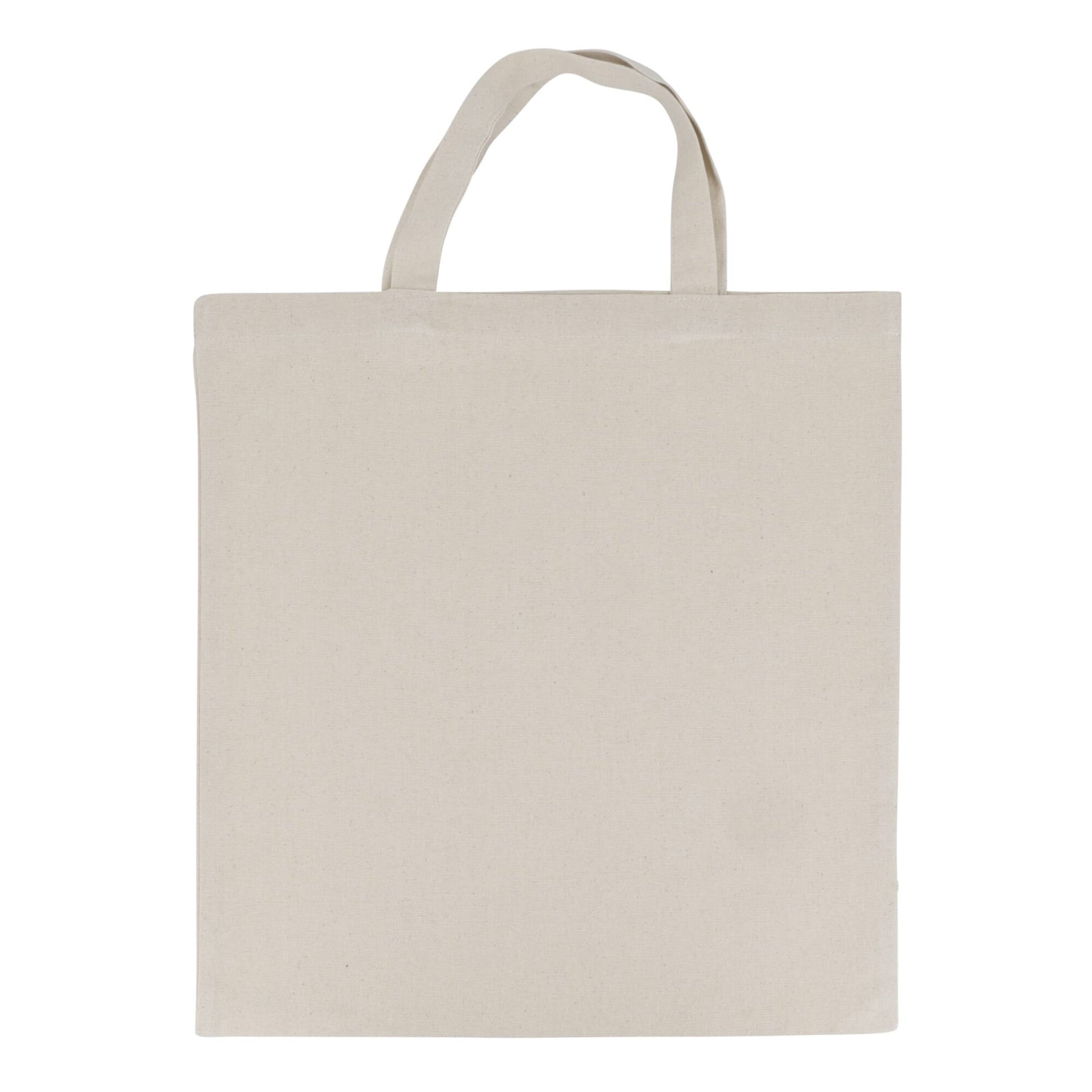Tasche OEKO-TEX® natur kurze Henkel 220g/m² 38x42 cm