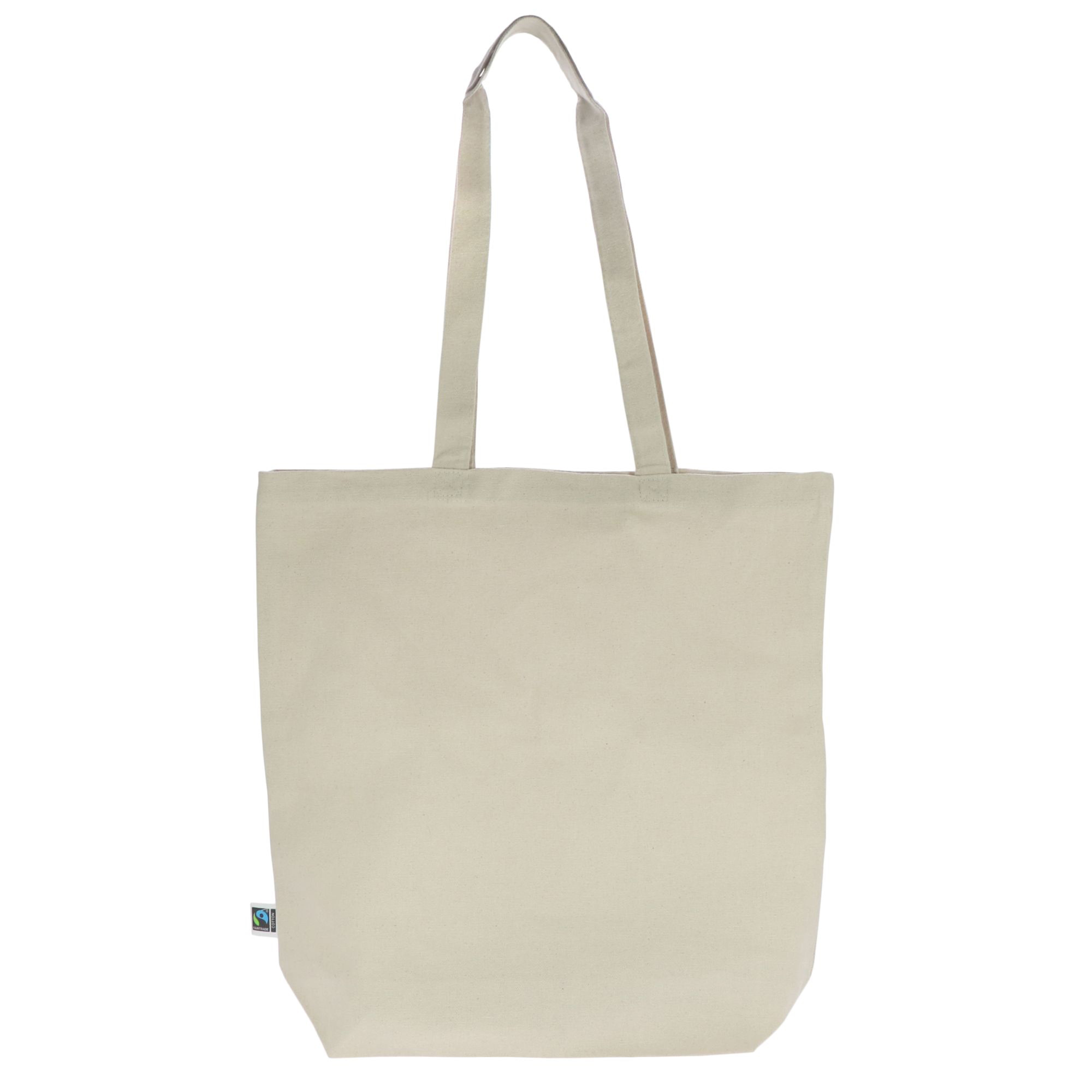 Fairtrade Baumwolltasche Premium Natur 270 g/m²