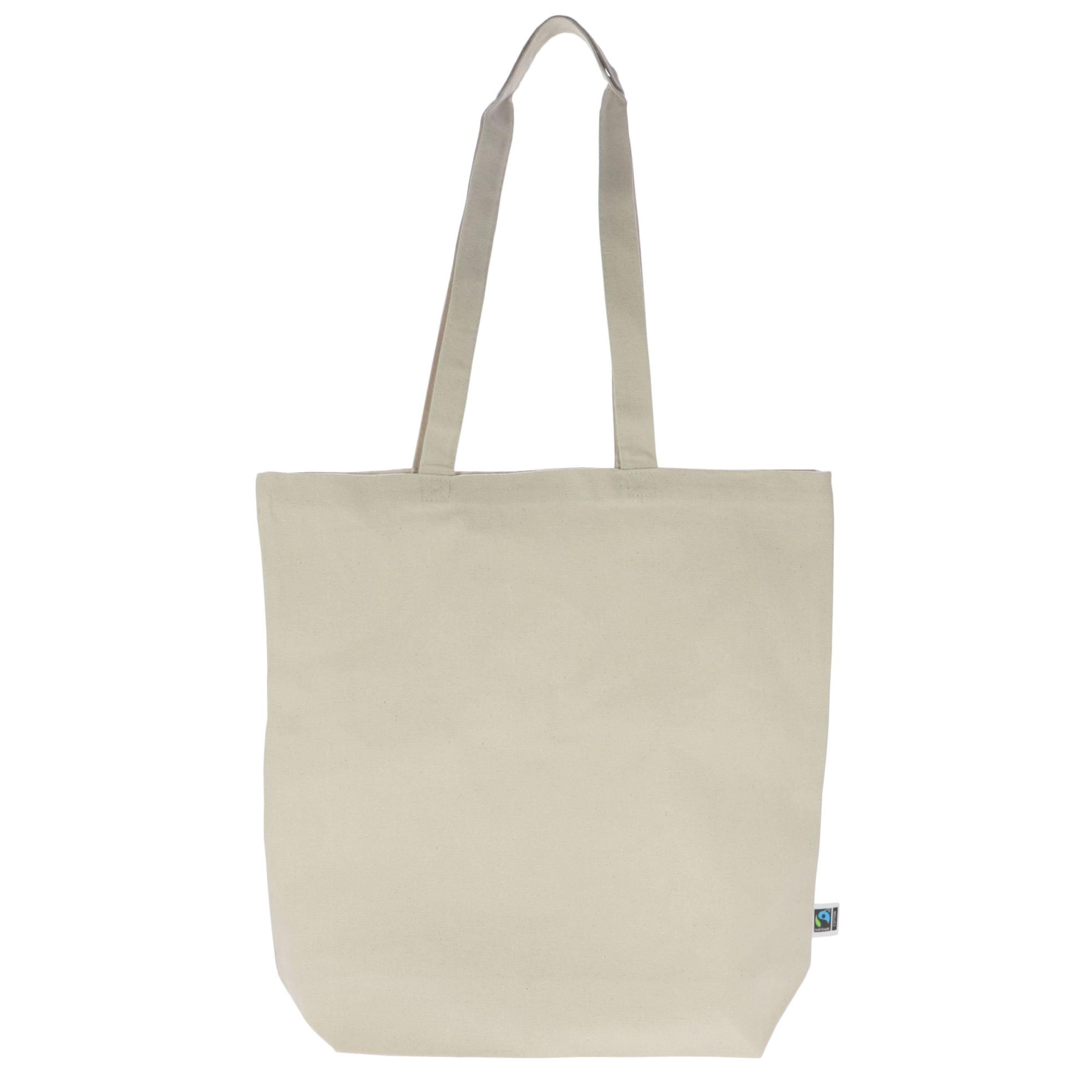 Fairtrade Baumwolltasche Premium Natur 270 g/m²