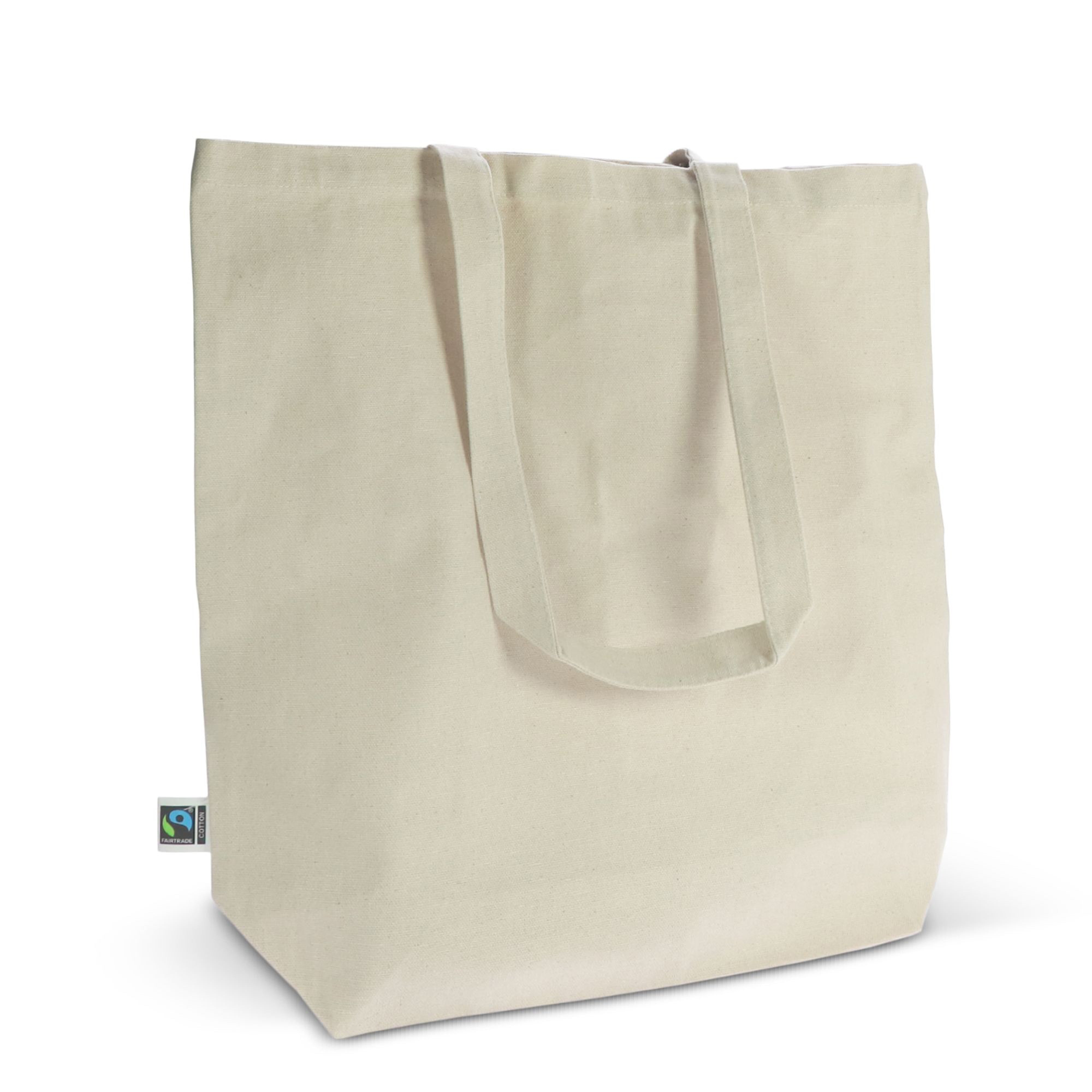 Fairtrade Baumwolltasche Premium Natur 270 g/m²
