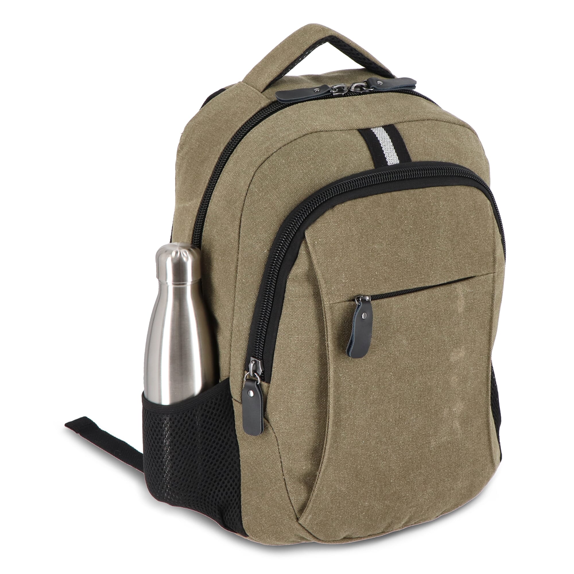 Rucksack Harper aus recyceltem Baumwoll-Canvas