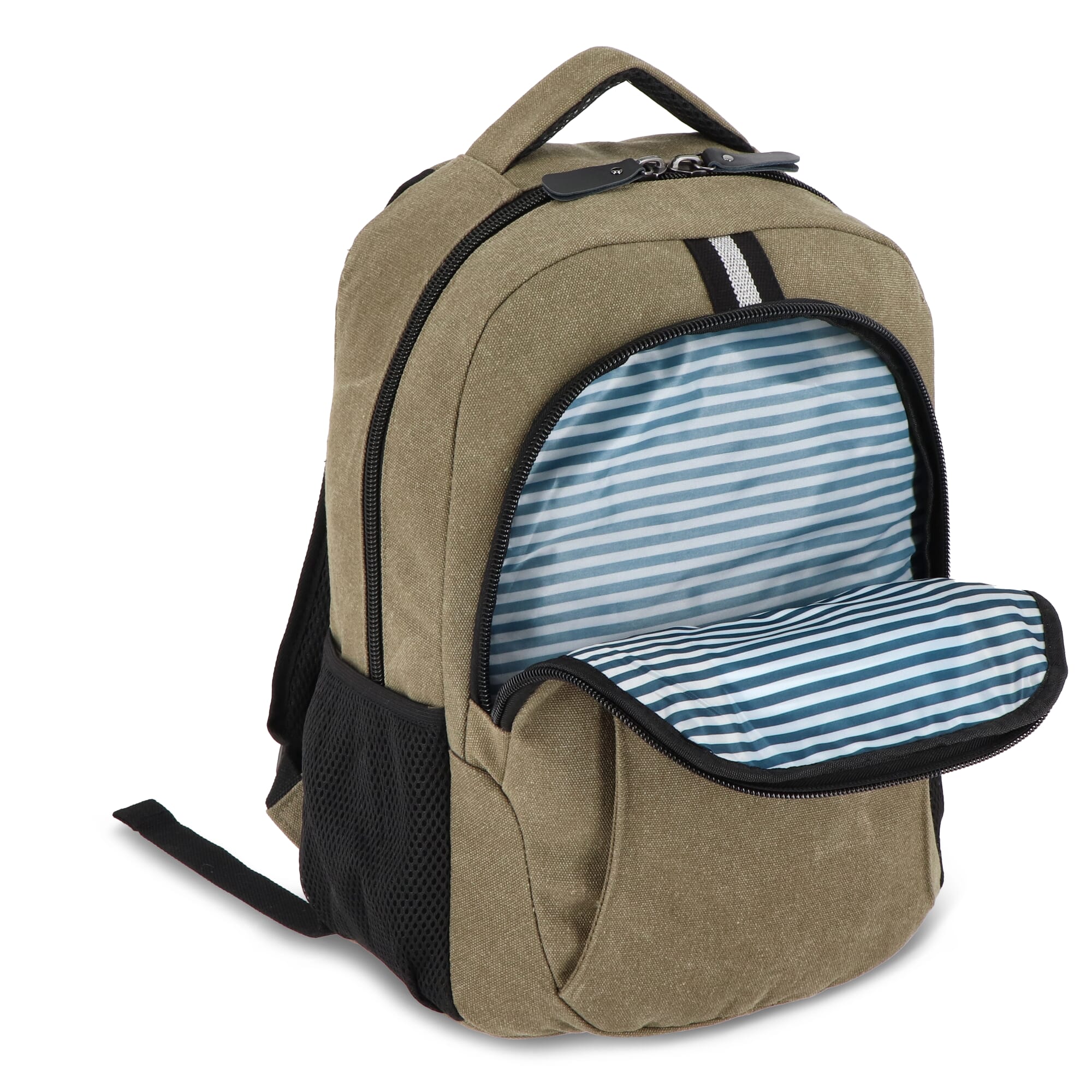 Rucksack Harper aus recyceltem Baumwoll-Canvas