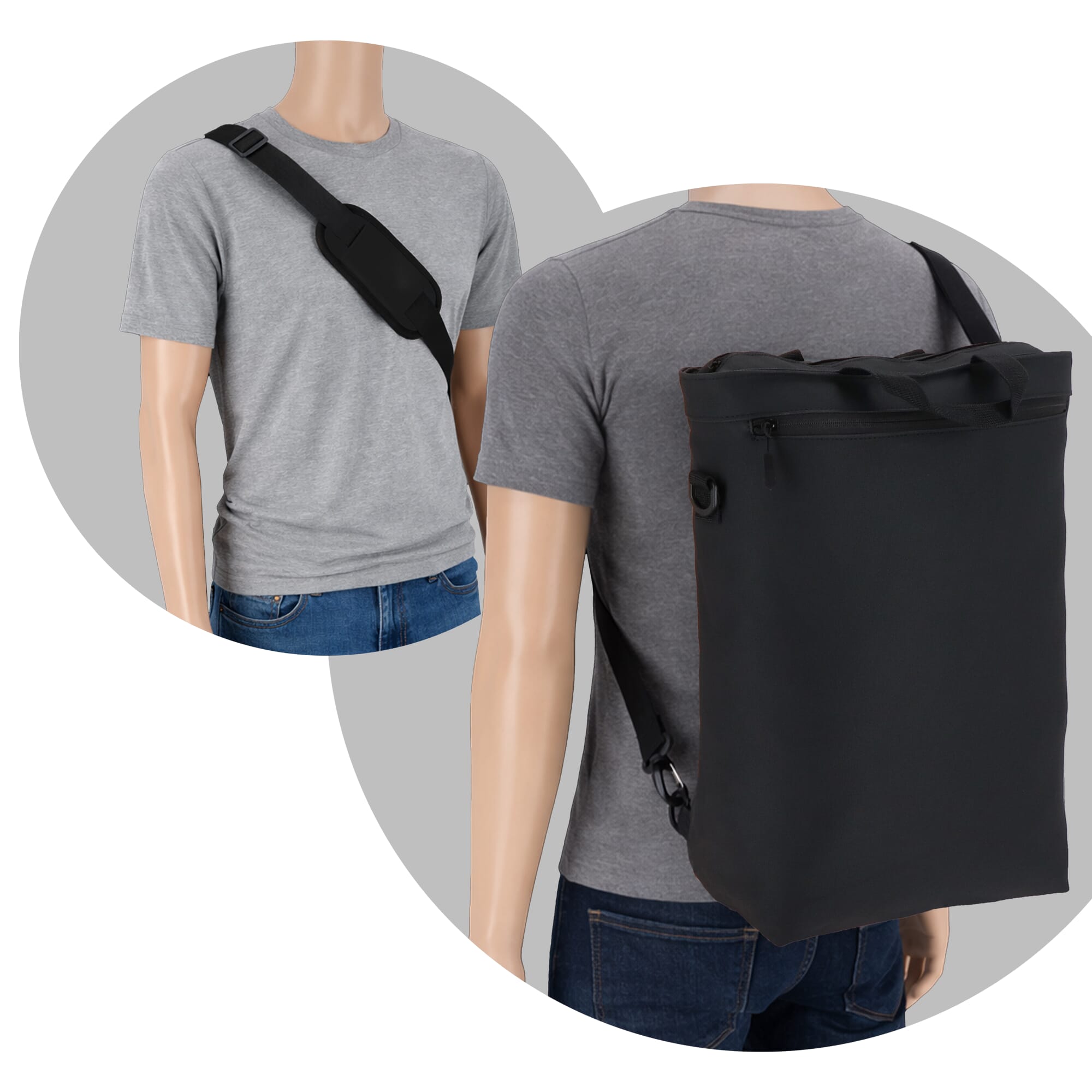 PU Kiew Laptop-Rucksack 28 x 42 x 12,5 cm