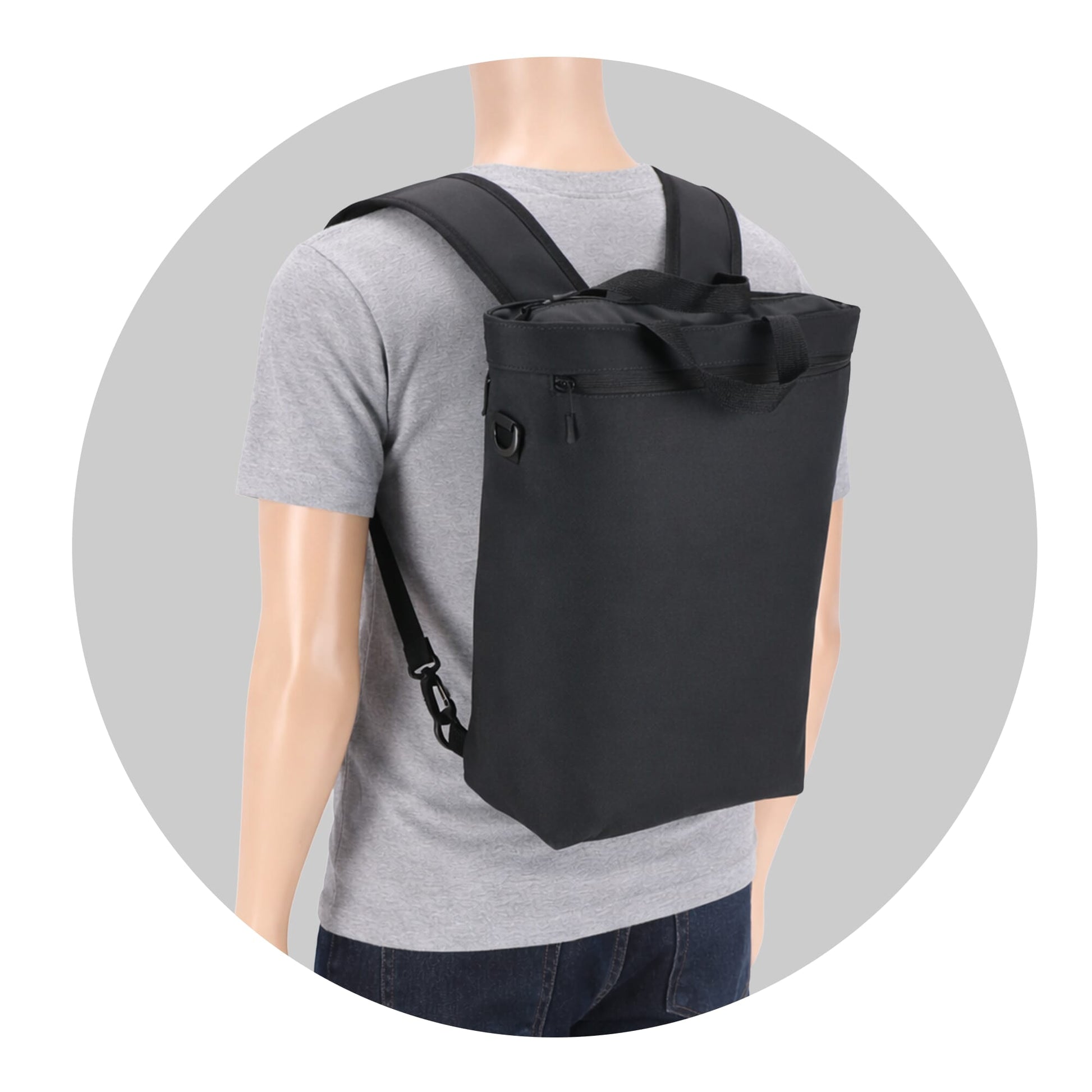 PU Kiew Laptop-Rucksack 28 x 42 x 12,5 cm