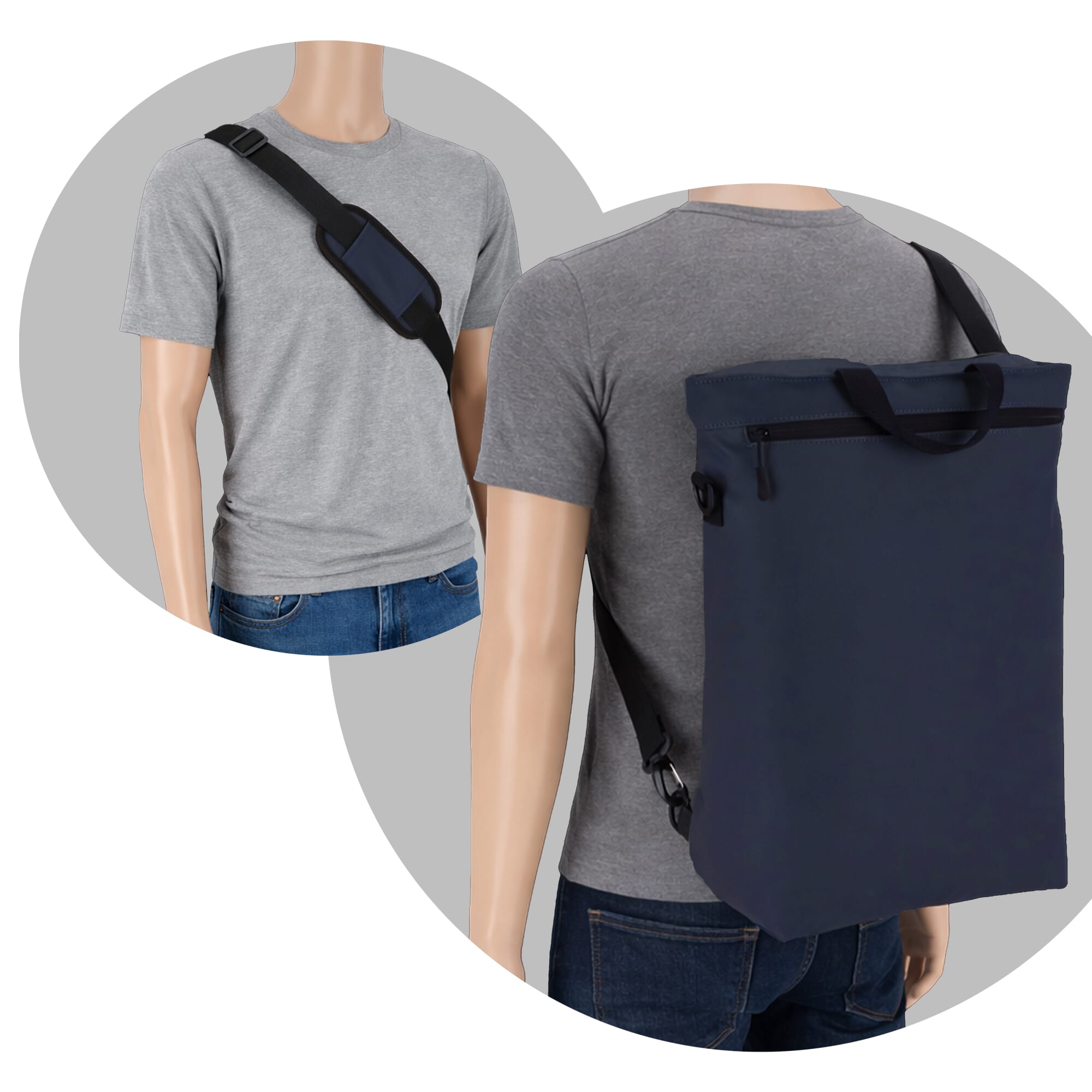 PU Kiew Laptop-Rucksack 28 x 42 x 12,5 cm