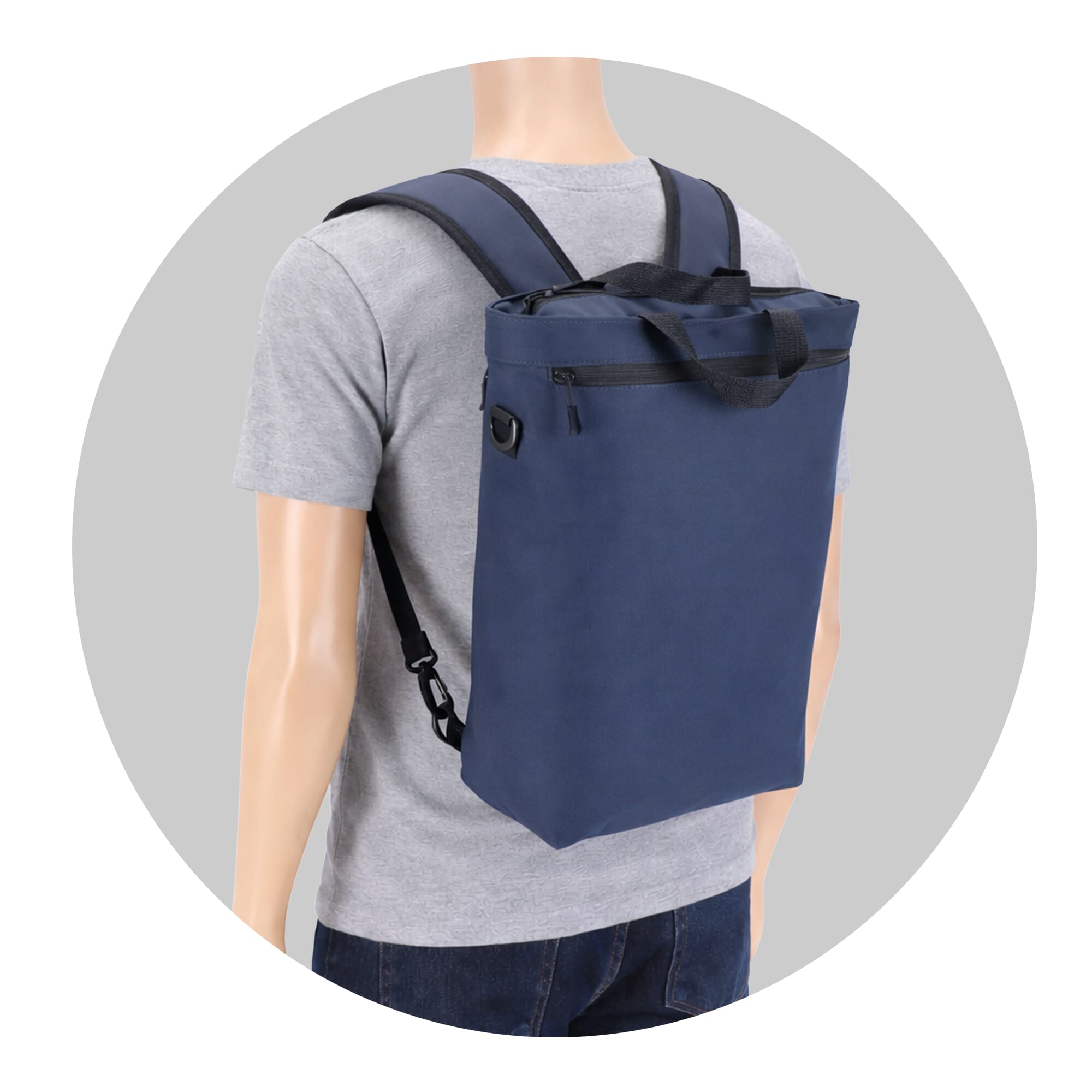 PU Kiew Laptop-Rucksack 28 x 42 x 12,5 cm