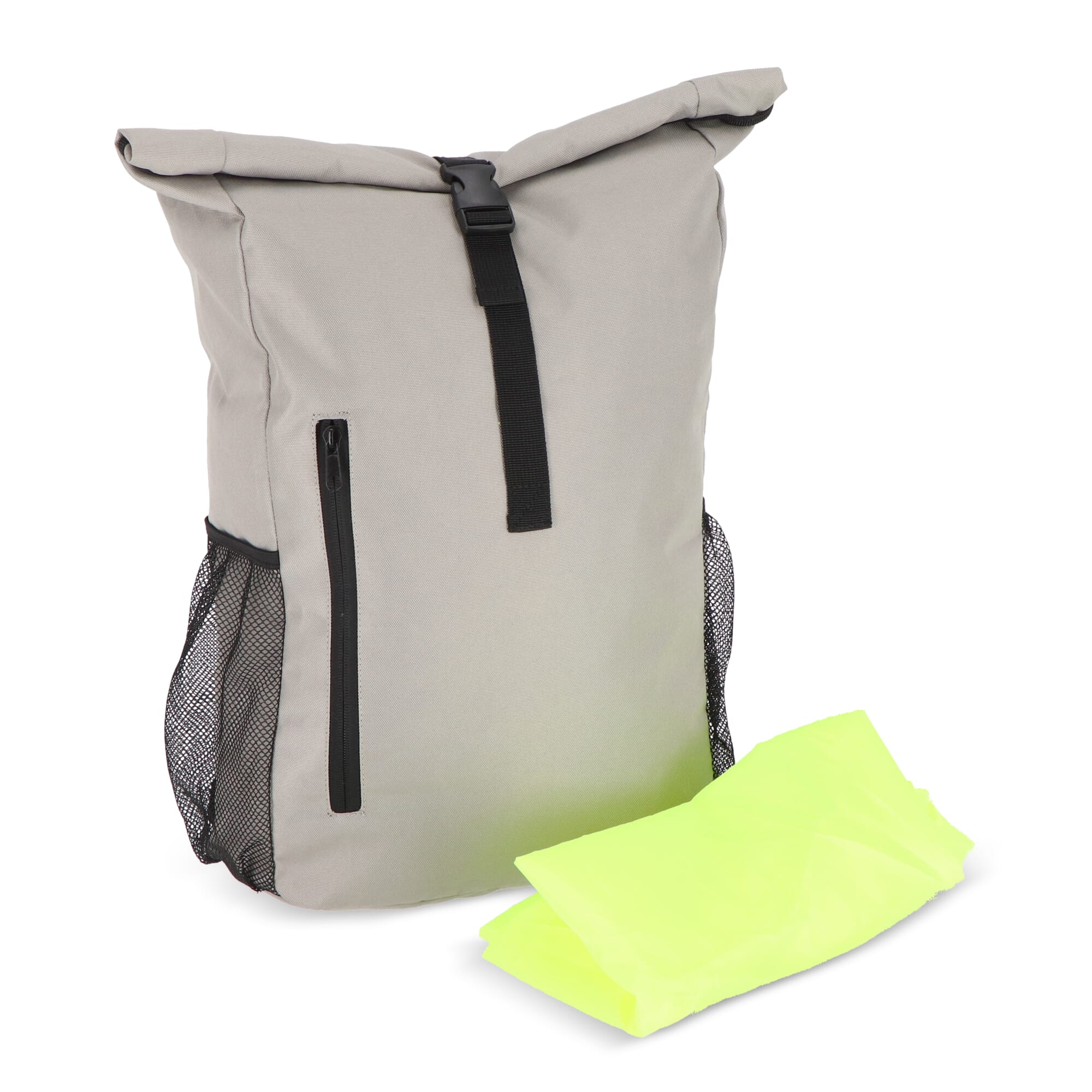 R-PET 600D Rolltop Fahrrad-Rucksack 20L