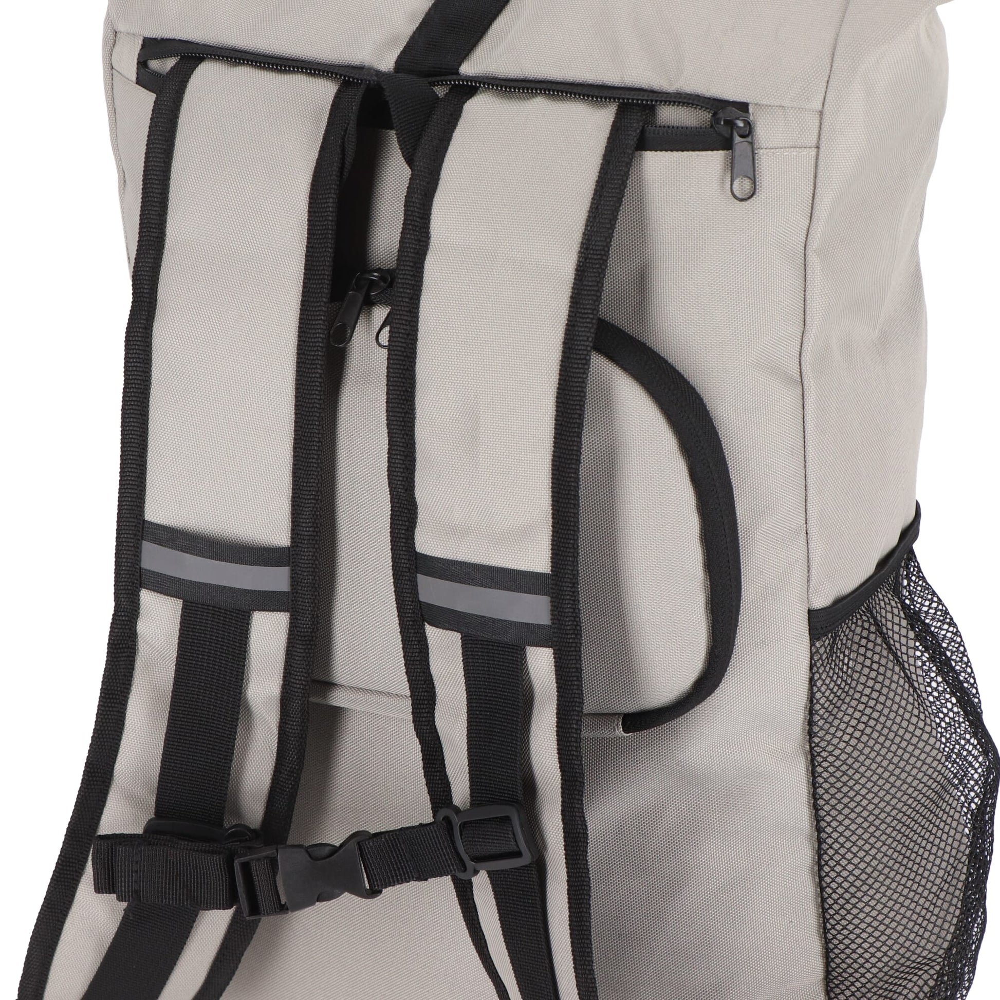 R-PET 600D Rolltop Fahrrad-Rucksack 20L