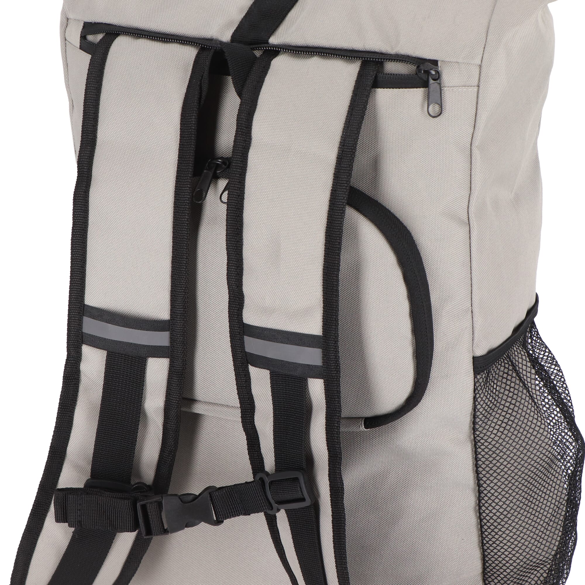 R-PET 600D Rolltop Fahrrad-Rucksack 20L