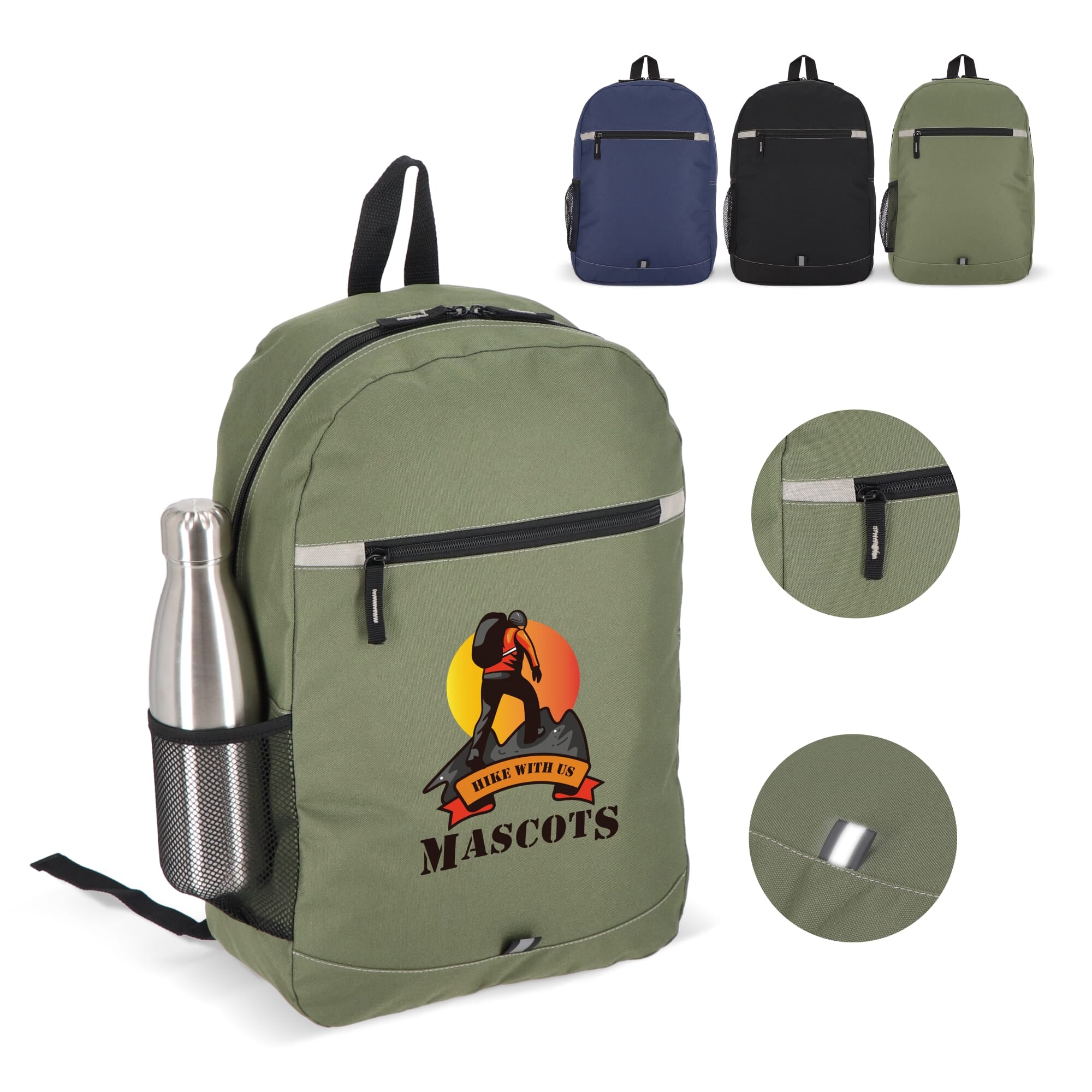 R-PET 600D Nevada Rucksack 18L