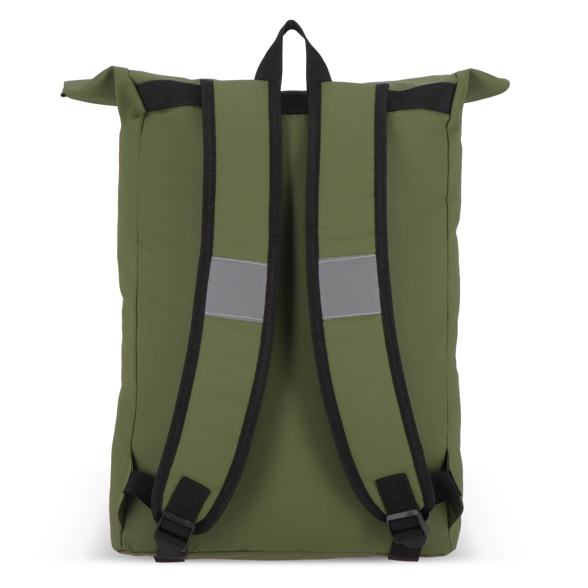 PU-beschichteter R-PET 600D Rolltop-Rucksack 20L
