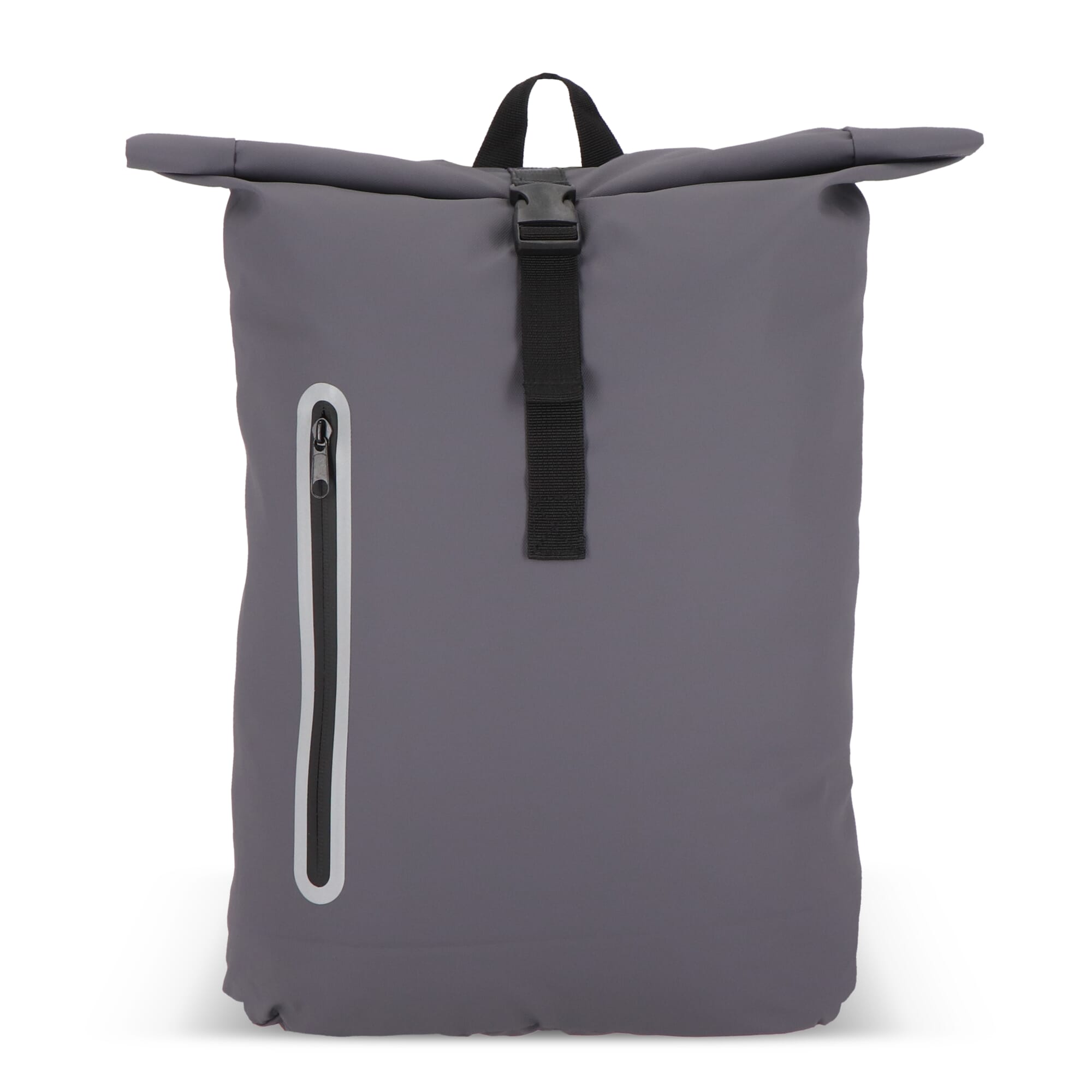 PU-beschichteter R-PET 600D Rolltop-Rucksack 20L