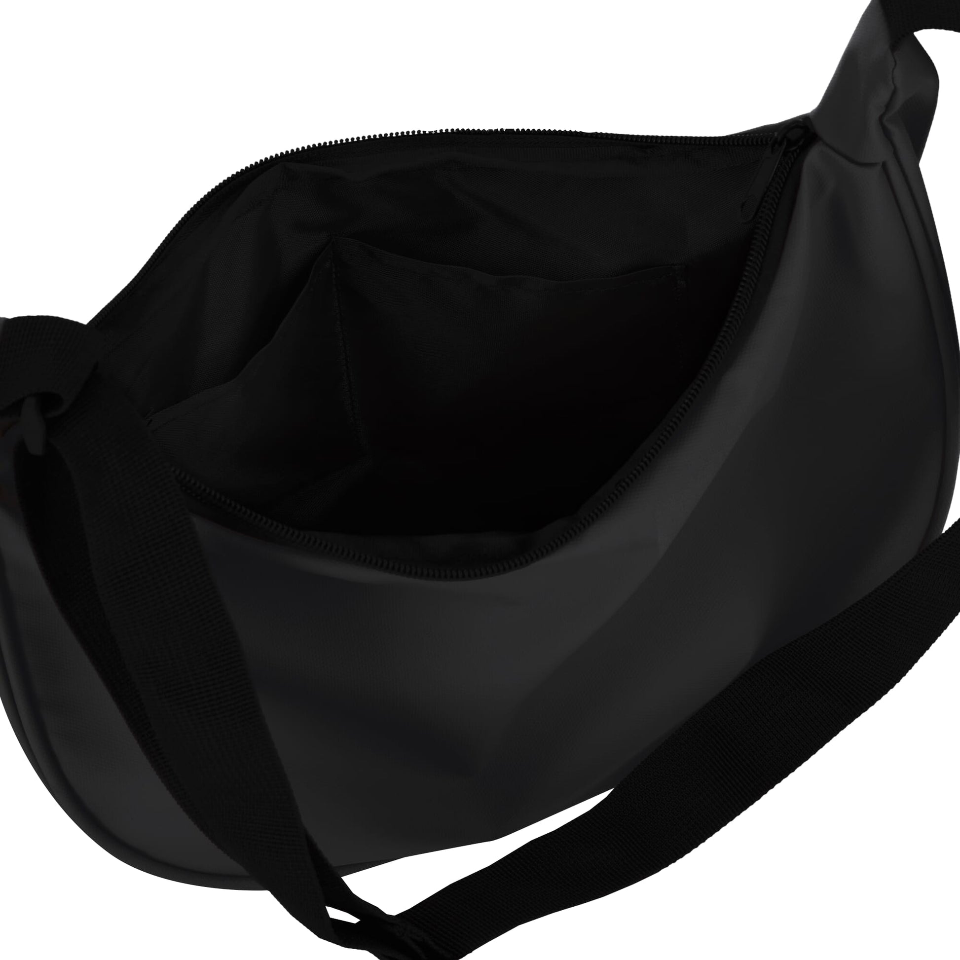 PU-beschichtete R-PET 600D Halbmond-Tragetasche
