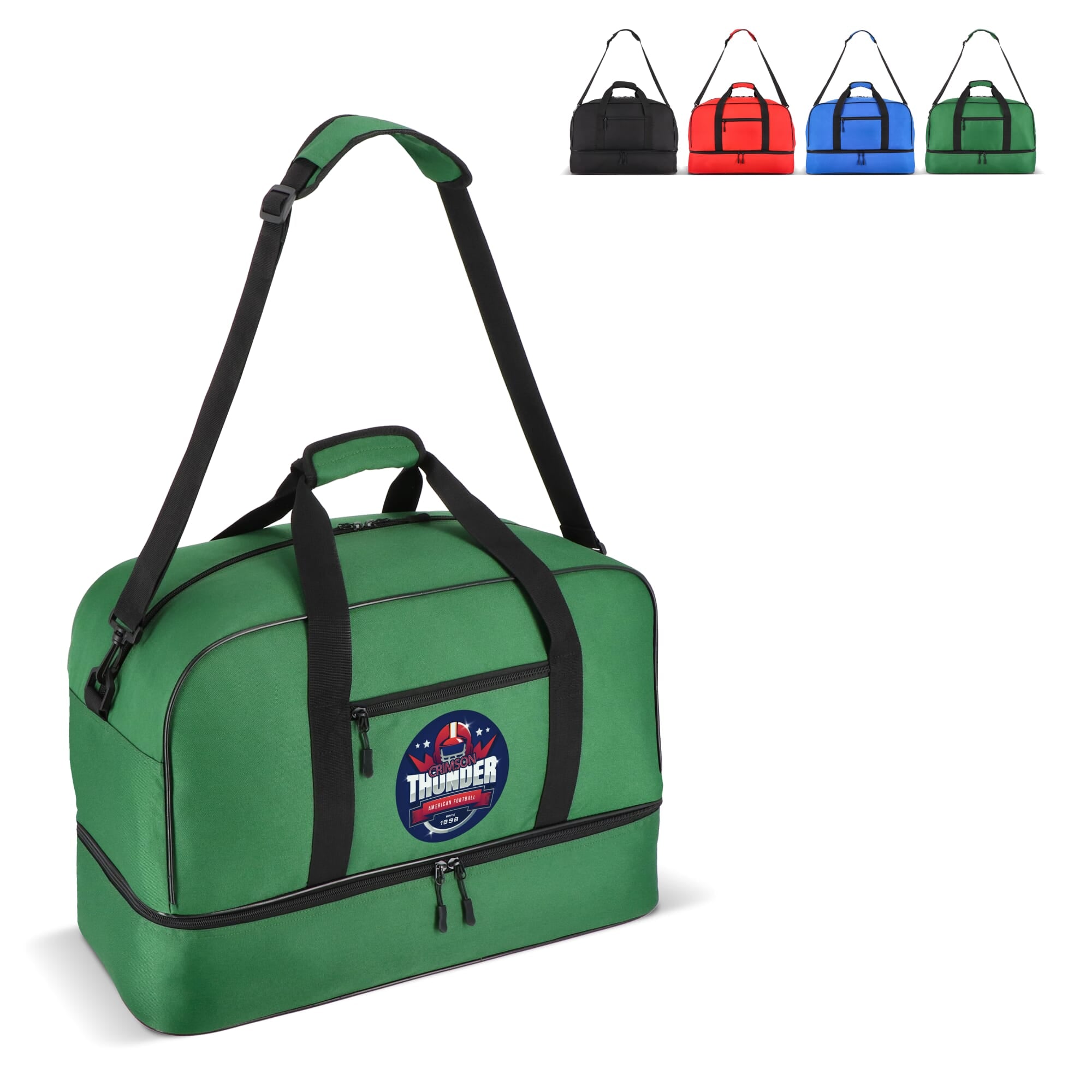 R-PET 600D Sport- und Reisetasche 55,5 x 25 x 36 cm 50 l