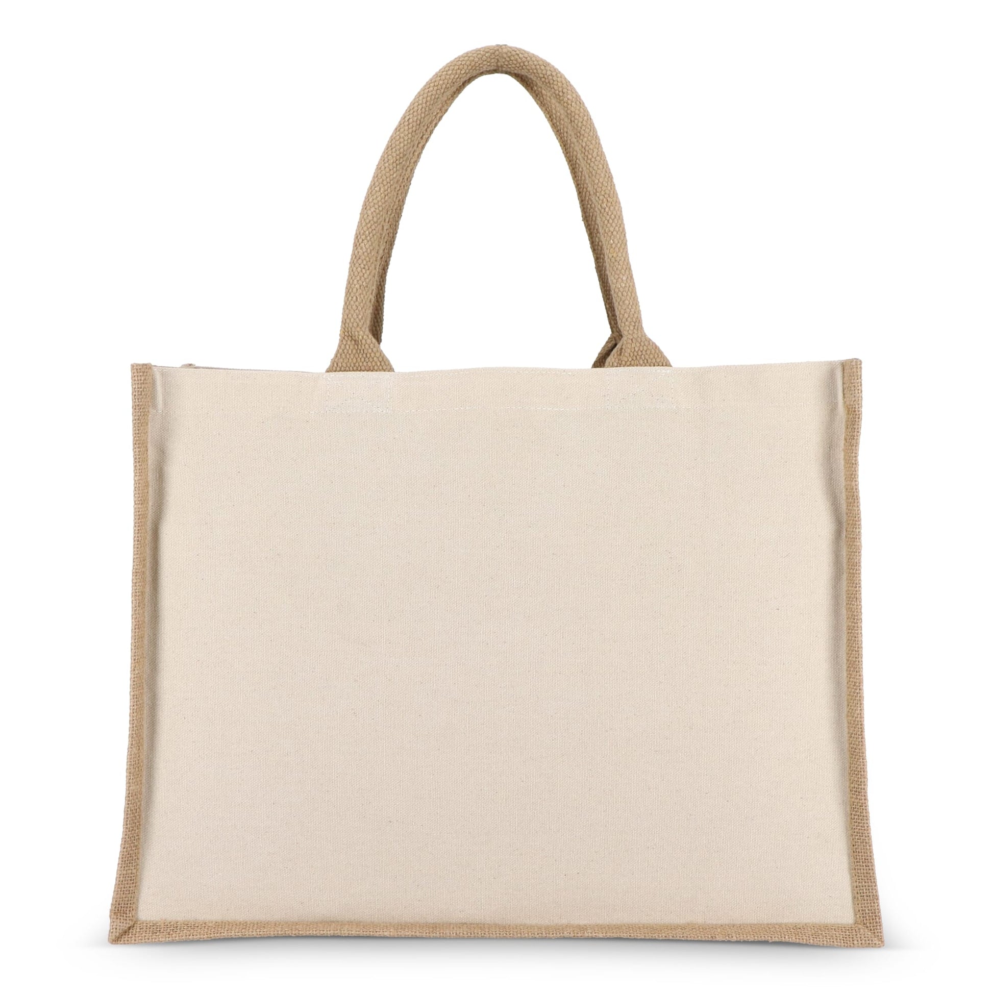Jute-Baumwolle Tragetasche OEKO-TEX® 42,5 x 19 x 32cm 320g/m²