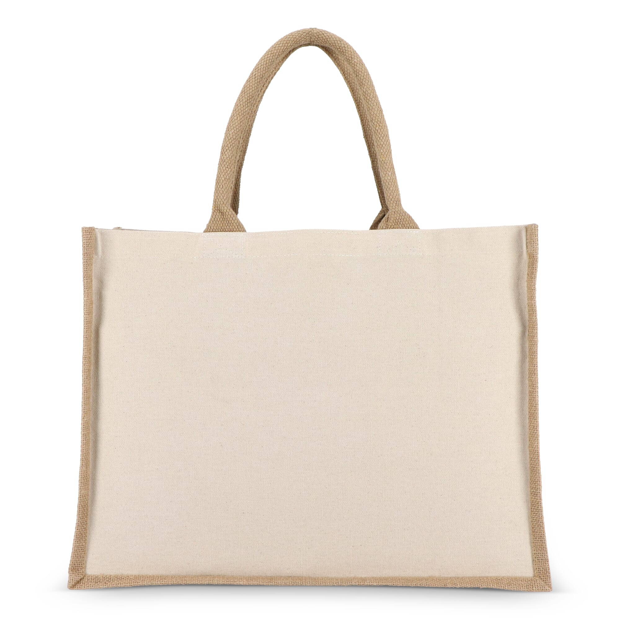 Jute-Baumwolle Tragetasche OEKO-TEX® 42,5 x 19 x 32cm 320g/m²