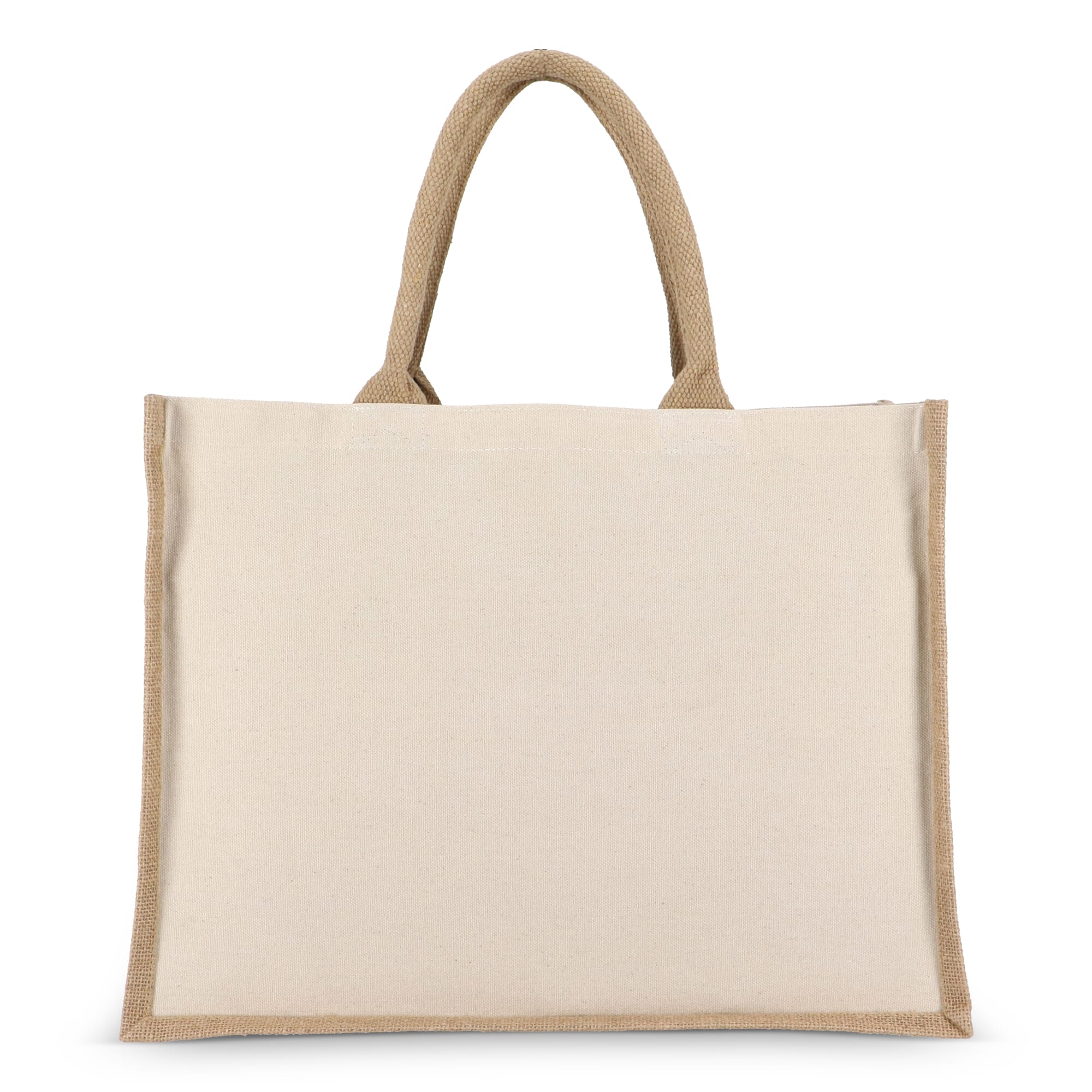 Jute-Baumwolle Tragetasche OEKO-TEX® 42,5 x 19 x 32cm 320g/m²