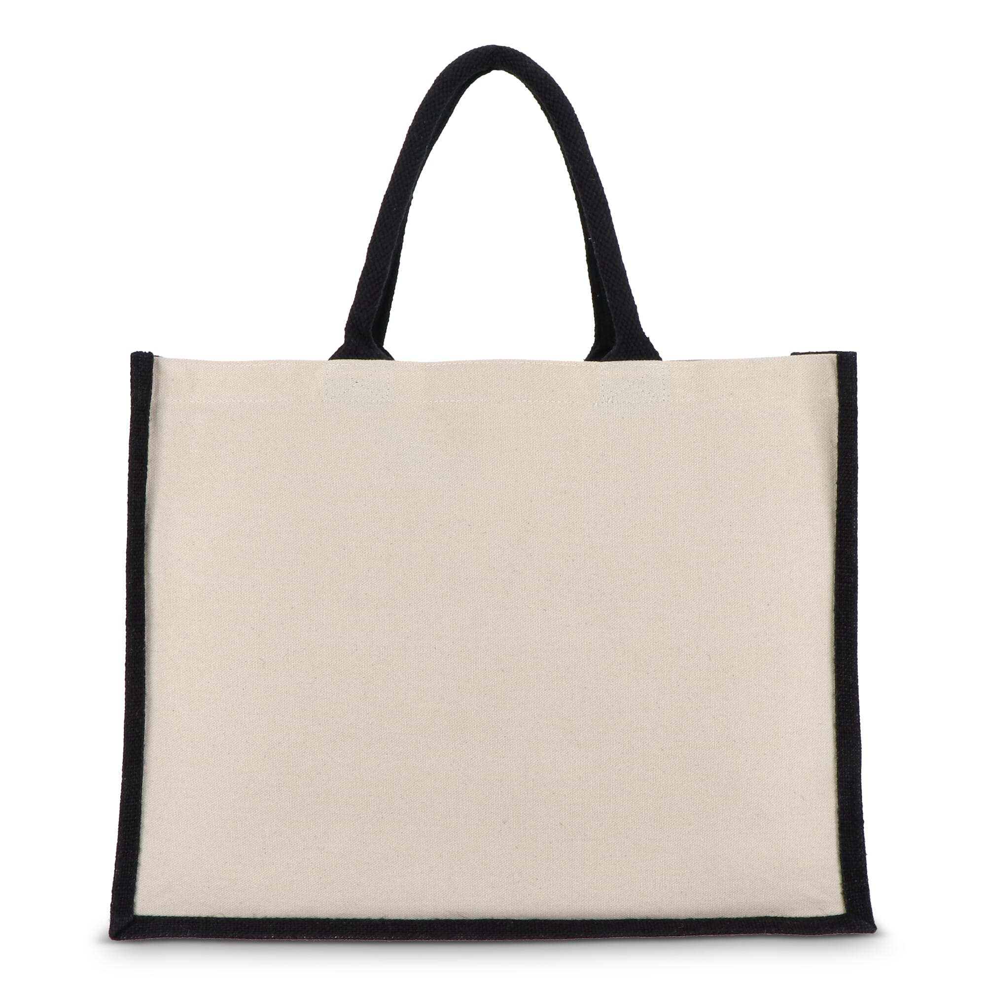 Jute-Baumwolle Tragetasche OEKO-TEX® 42,5 x 19 x 32cm 320g/m²
