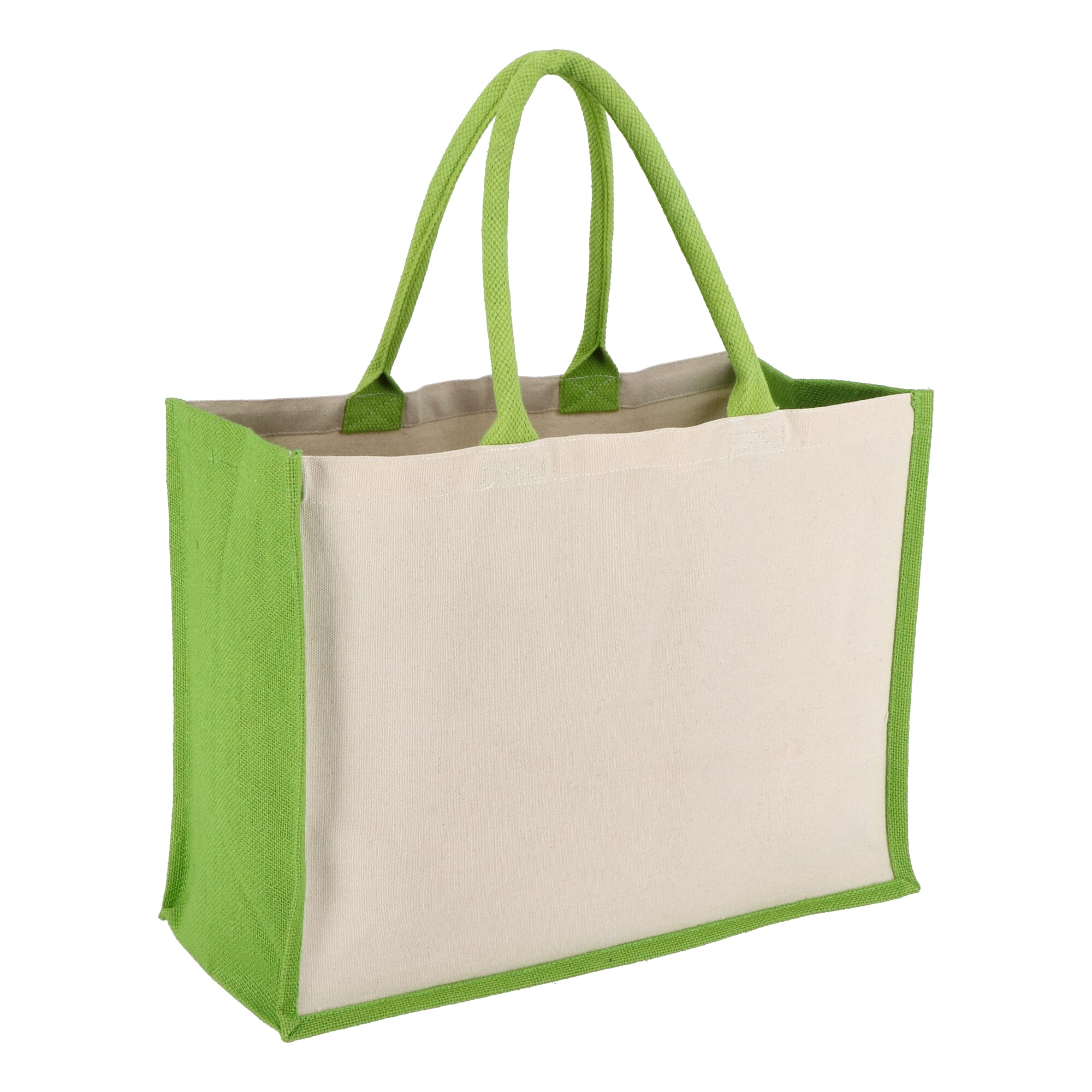 Jute-Baumwolle Tragetasche OEKO-TEX® 42,5 x 19 x 32cm 320g/m²