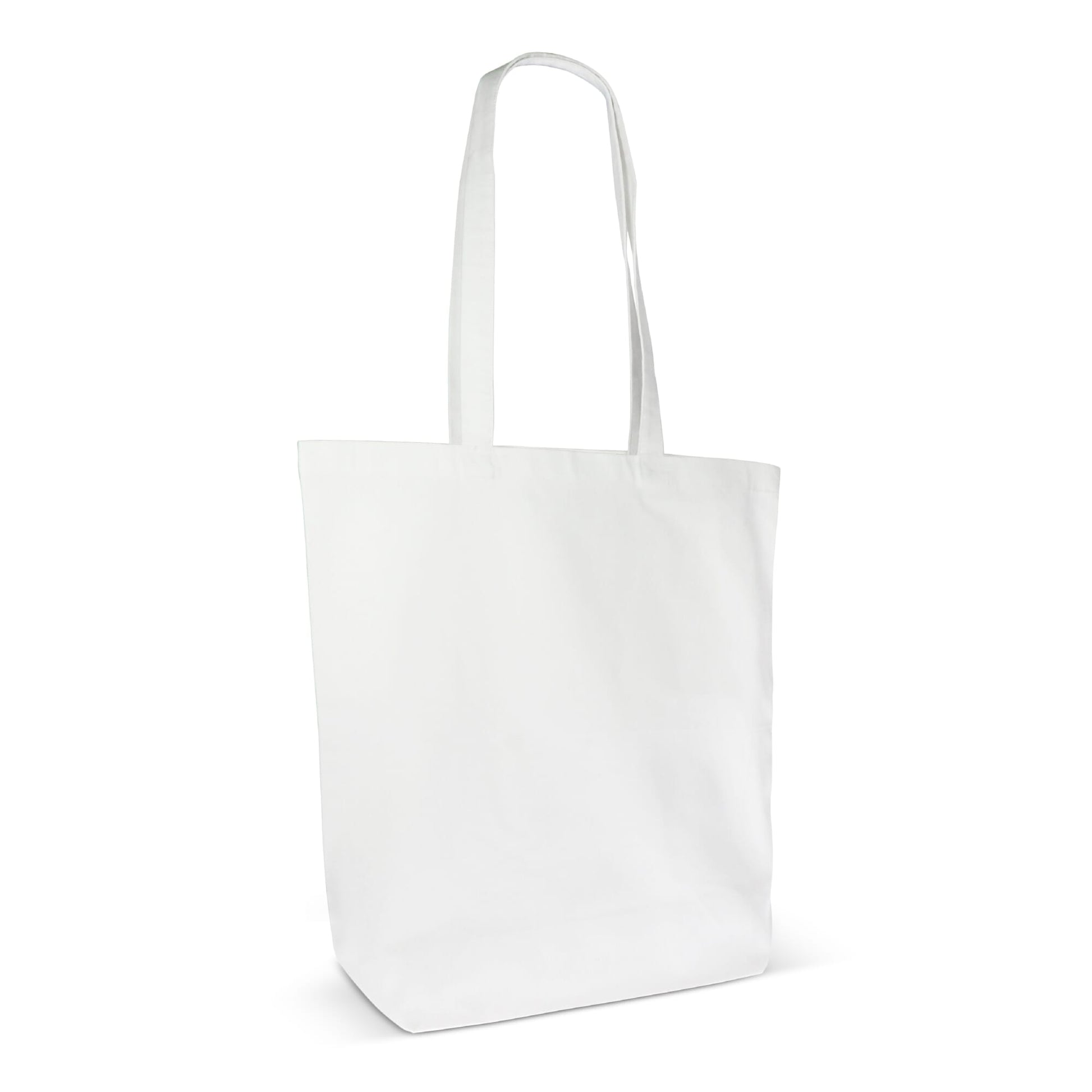 Einkaufstasche Bio-Baumwolle farbig lang 270g/m² 42x12x43 cm