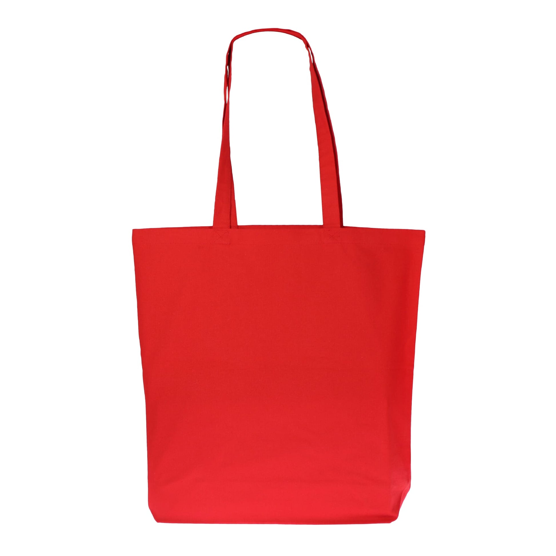 Einkaufstasche Bio-Baumwolle farbig lang 270g/m² 42x12x43 cm
