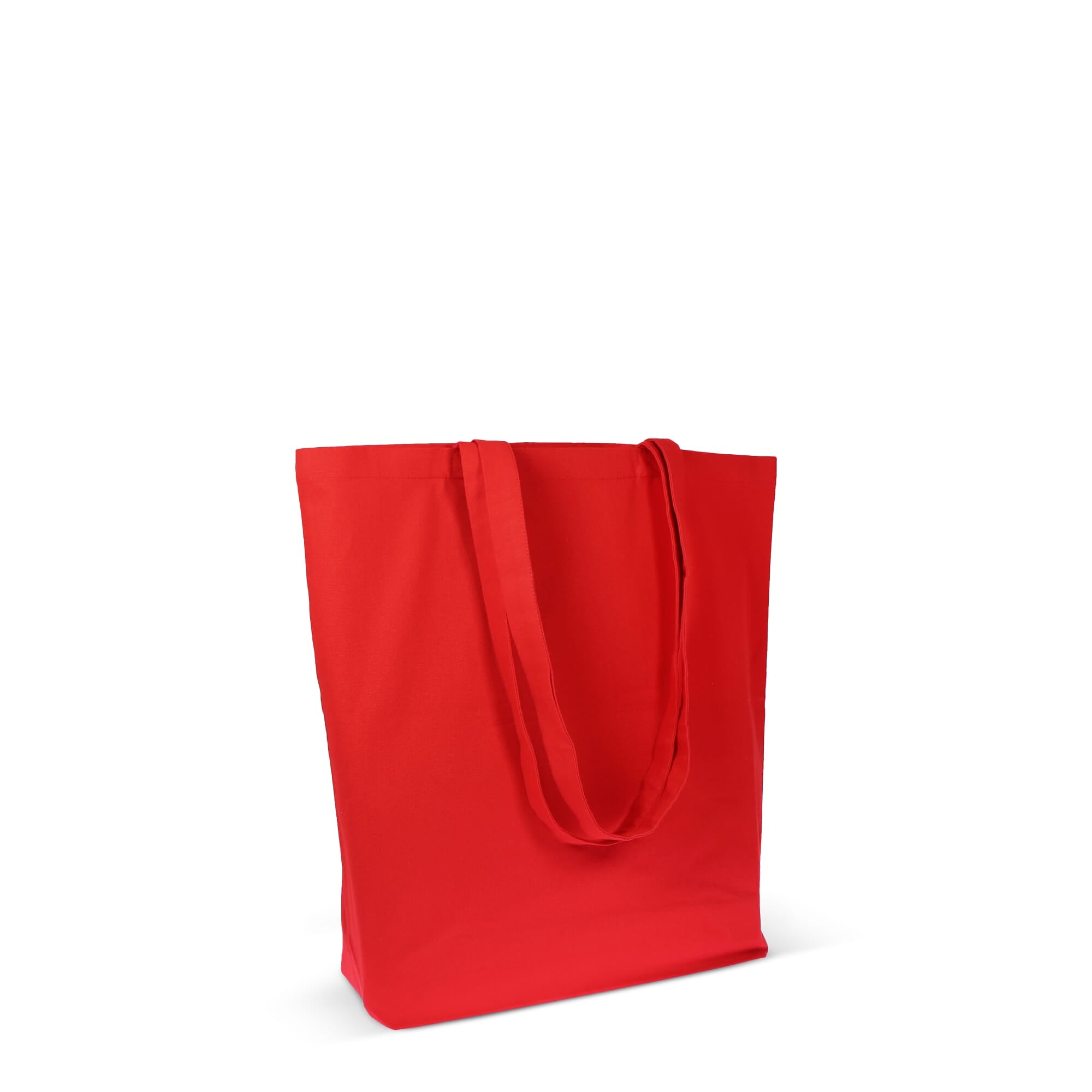 Einkaufstasche Bio-Baumwolle farbig lang 270g/m² 42x12x43 cm