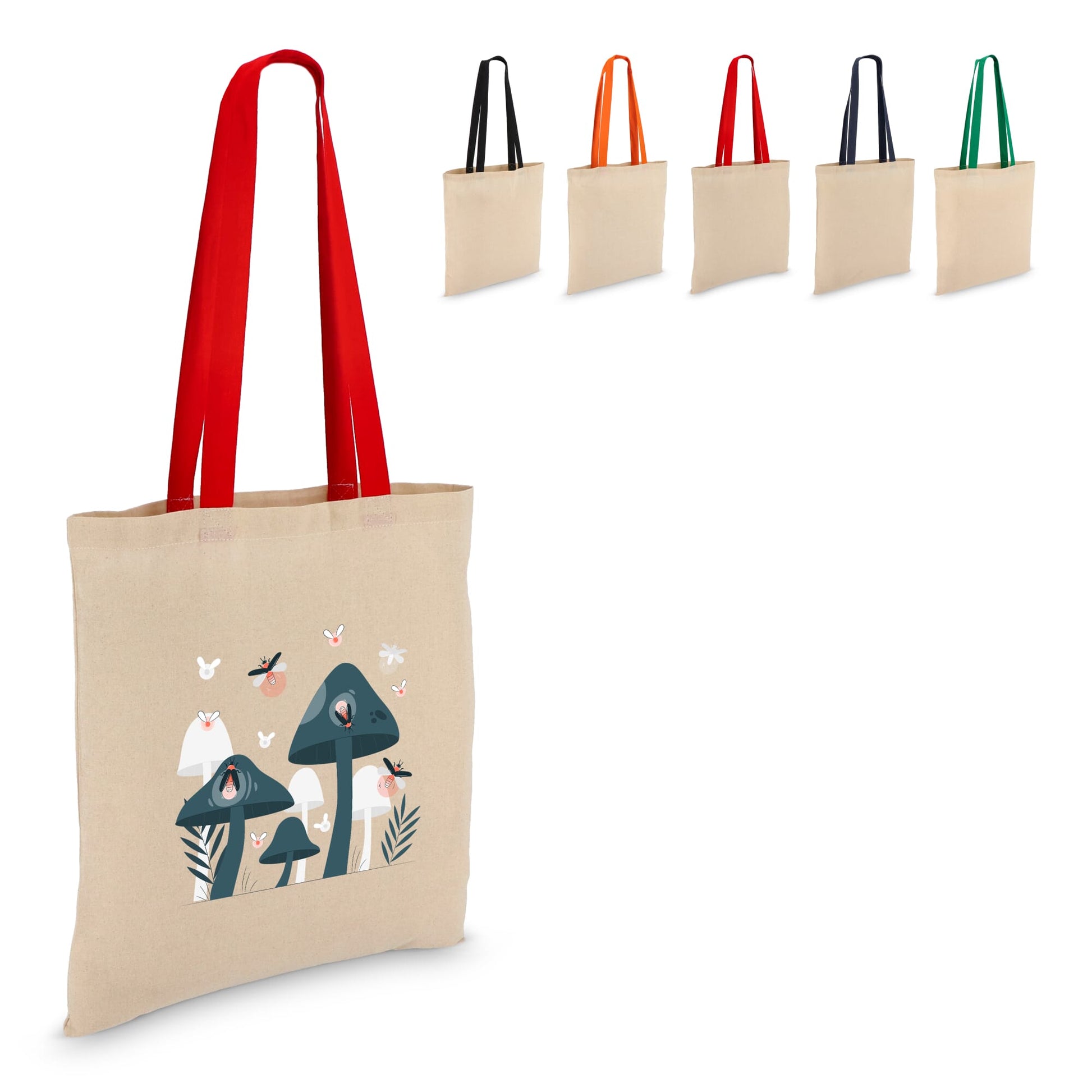 Tragetasche aus Baumwolle OEKO-TEX® 38 x 42cm 140g/m²
