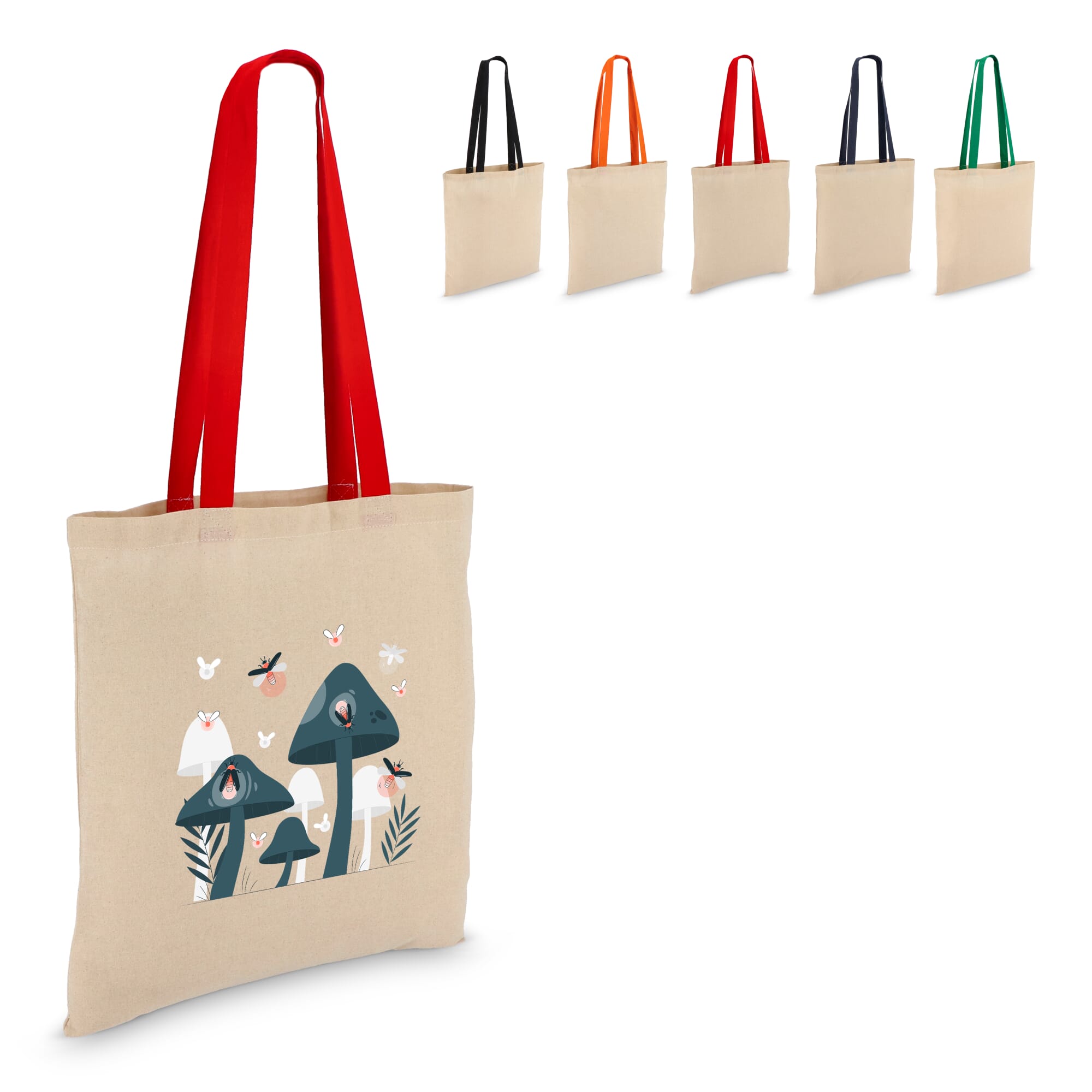 Tragetasche aus Baumwolle OEKO-TEX® 38 x 42cm 140g/m²
