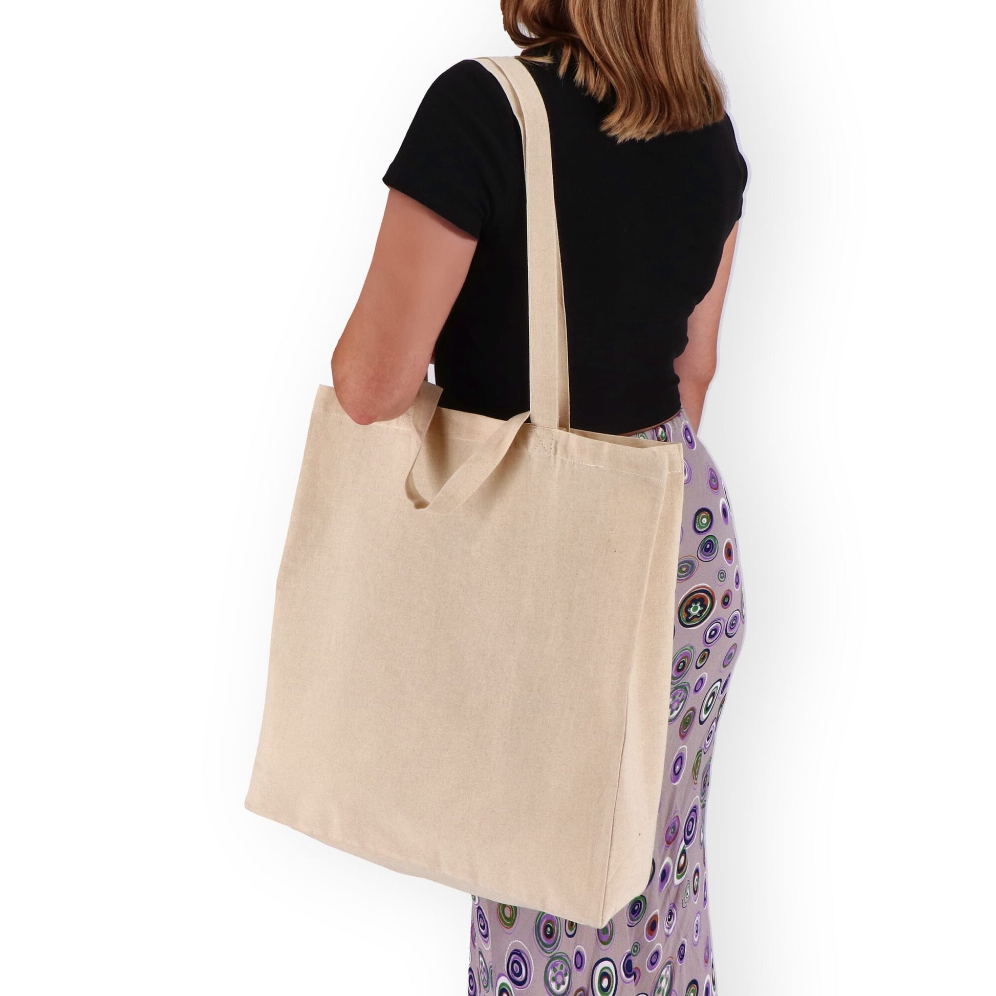 Tragetasche aus Baumwolle OEKO-TEX® 38 x 10 x 42cm 140g/m²