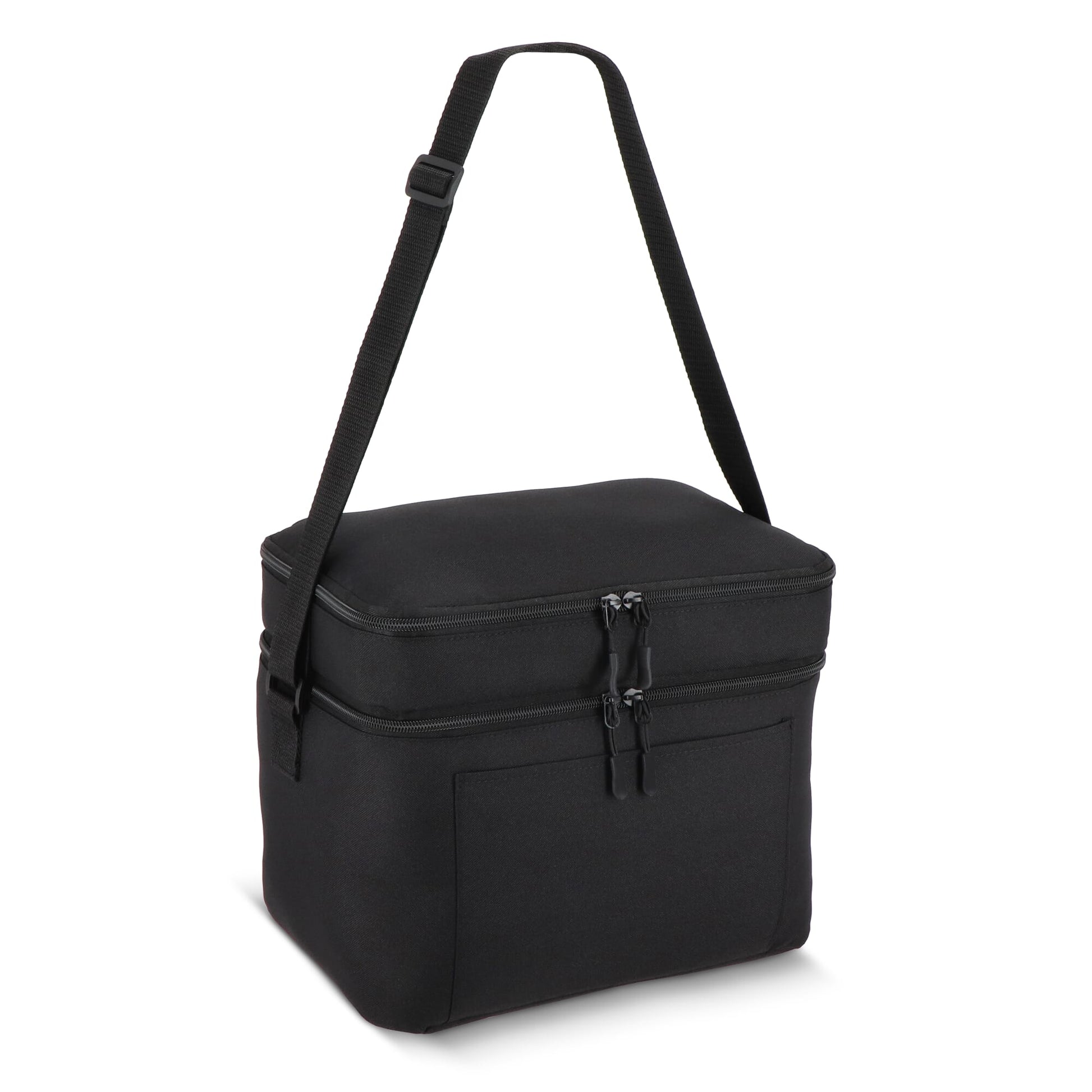 R-PET 600D Kühlbeutel mit zwei Fächern 30 x 20 x 24 cm 12 l