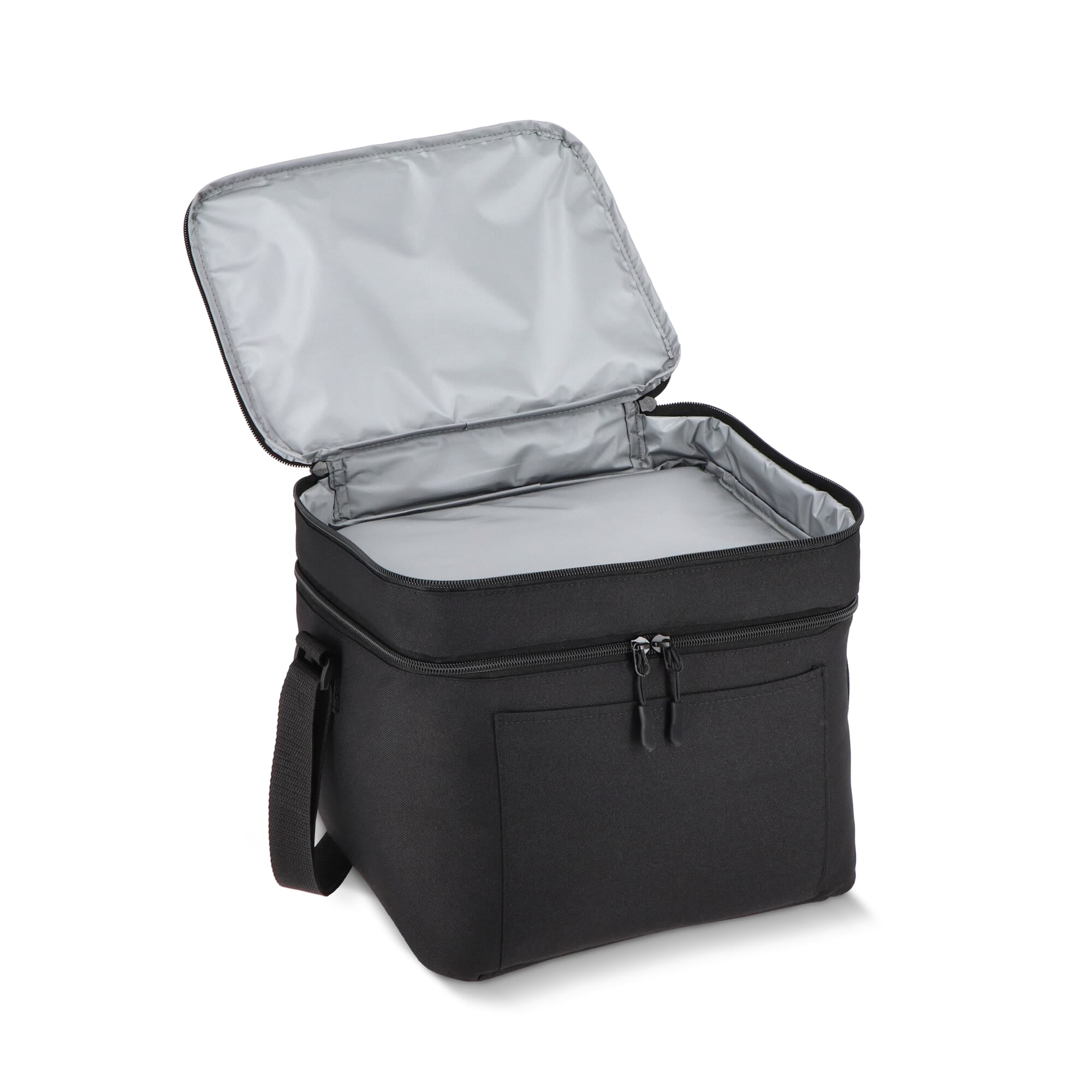 R-PET 600D Kühlbeutel mit zwei Fächern 30 x 20 x 24 cm 12 l