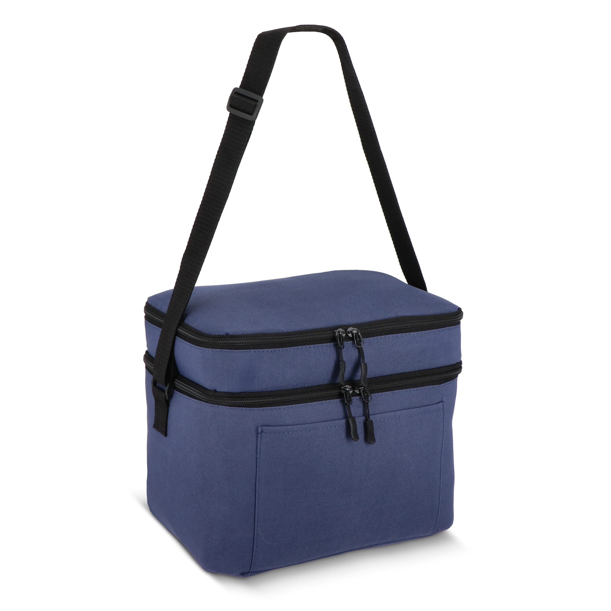 R-PET 600D Kühlbeutel mit zwei Fächern 30 x 20 x 24 cm 12 l