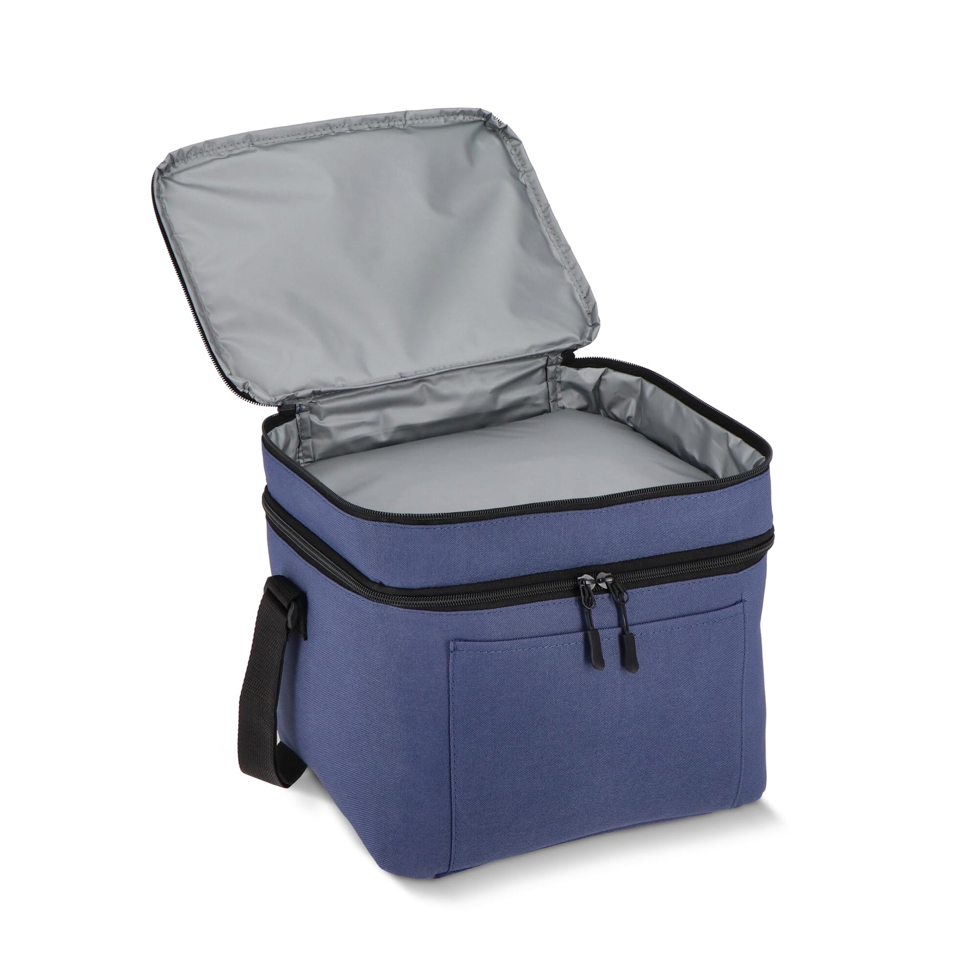 R-PET 600D Kühlbeutel mit zwei Fächern 30 x 20 x 24 cm 12 l