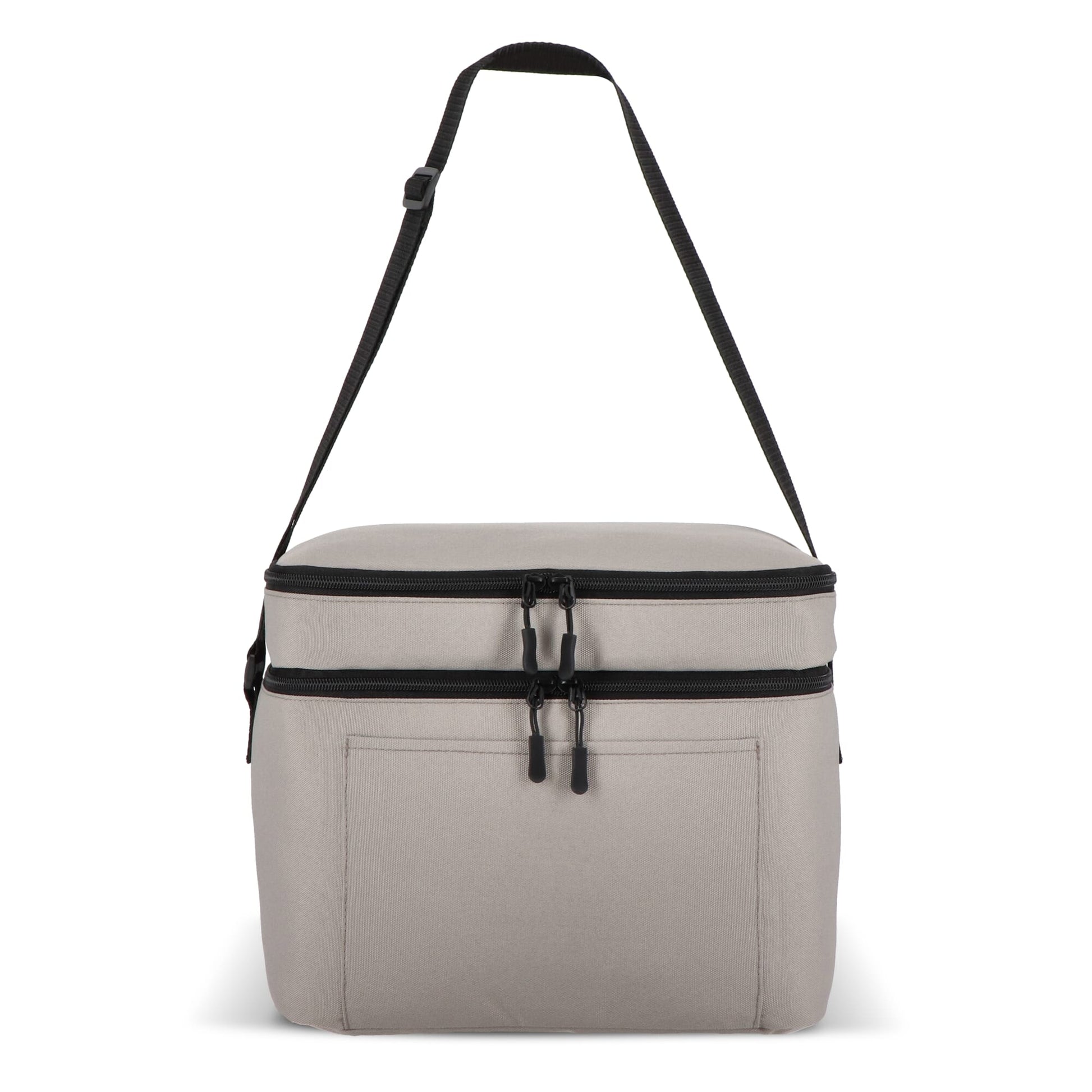 R-PET 600D Kühlbeutel mit zwei Fächern 30 x 20 x 24 cm 12 l