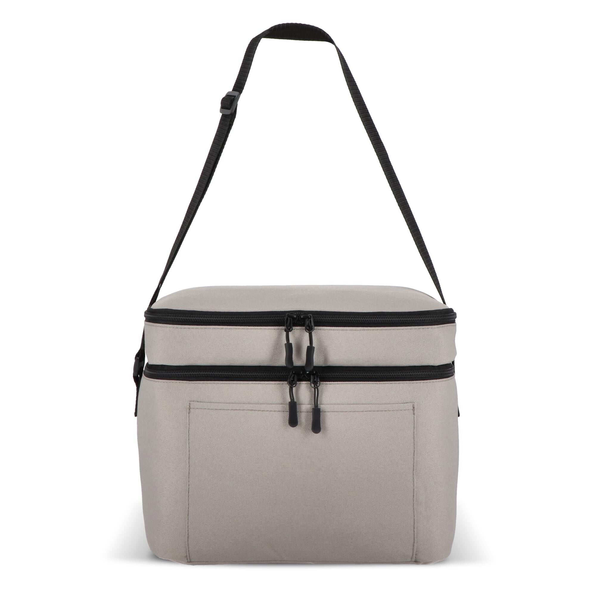 R-PET 600D Kühlbeutel mit zwei Fächern 30 x 20 x 24 cm 12 l
