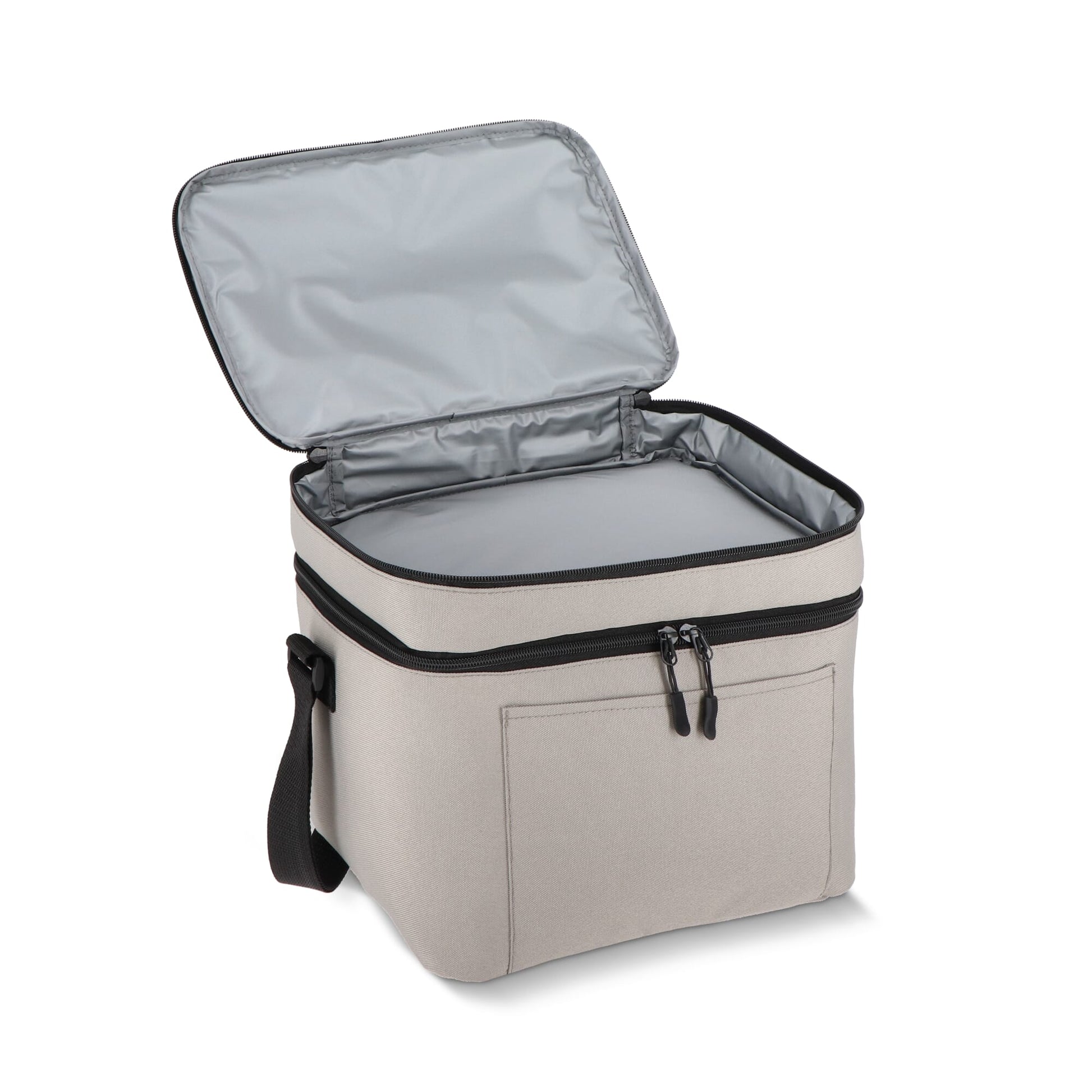 R-PET 600D Kühlbeutel mit zwei Fächern 30 x 20 x 24 cm 12 l