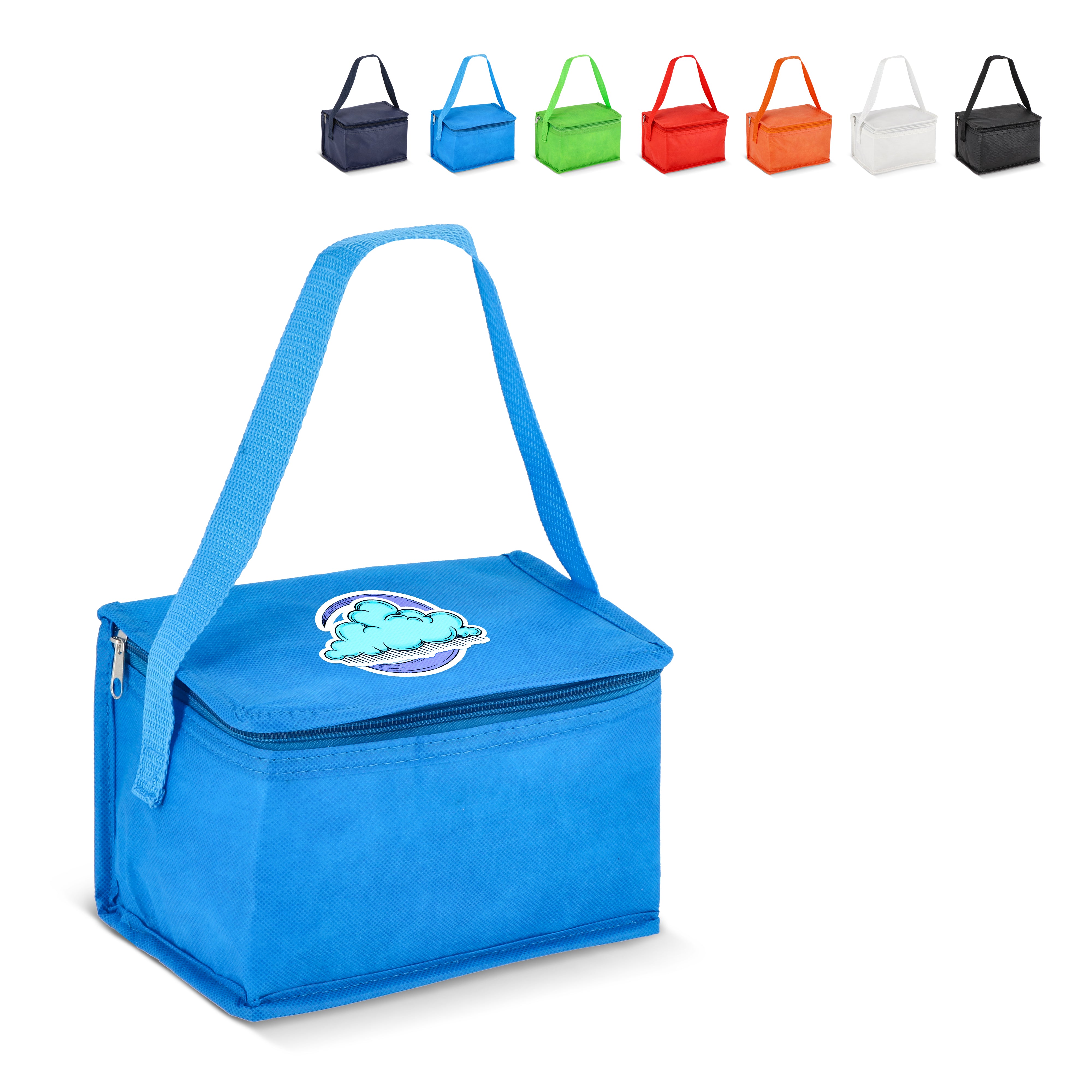 RPET 6-Dosen Kühltasche Non-Woven 75 g/m²
