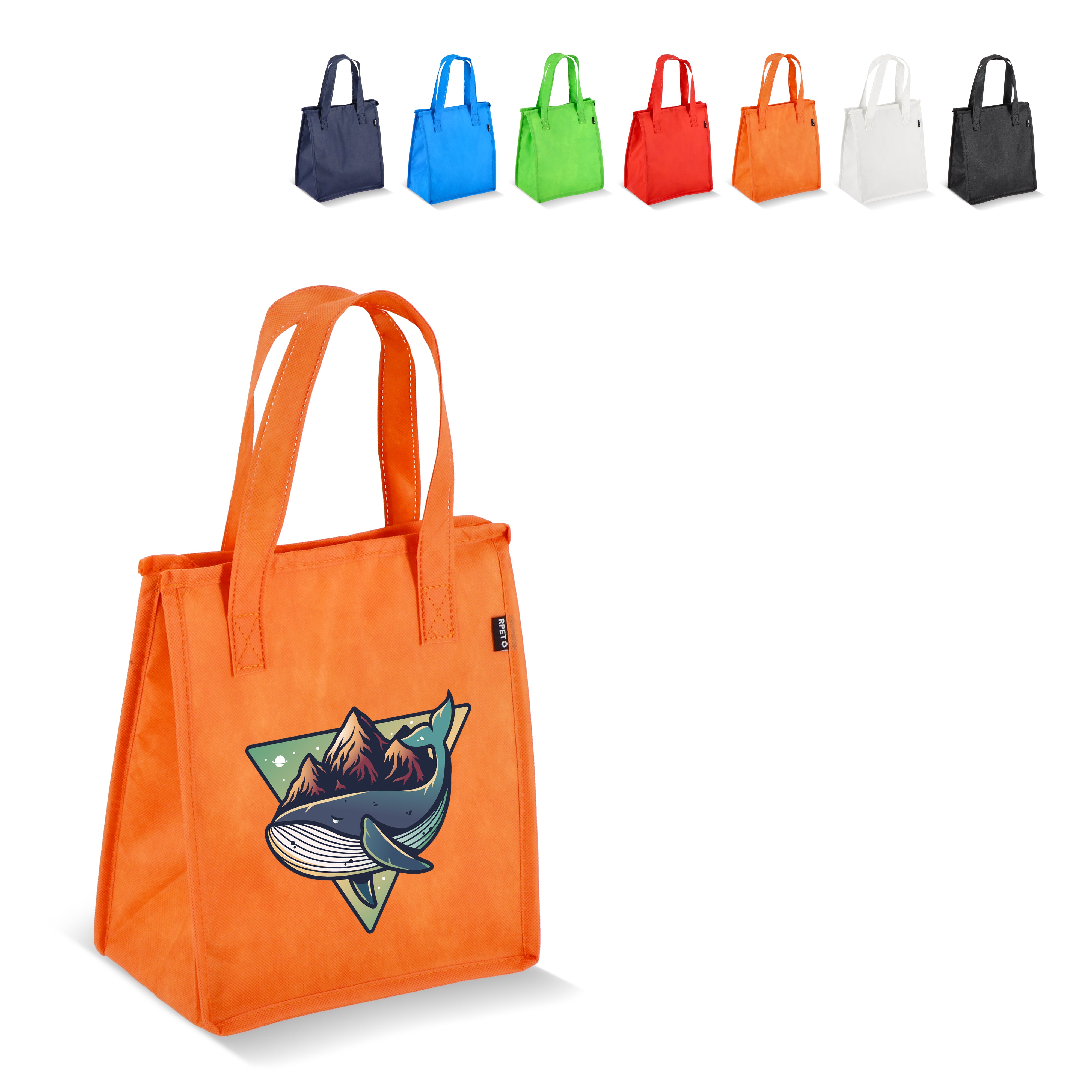 RPET Kühltasche Lunch Non-Woven 75 g/m²