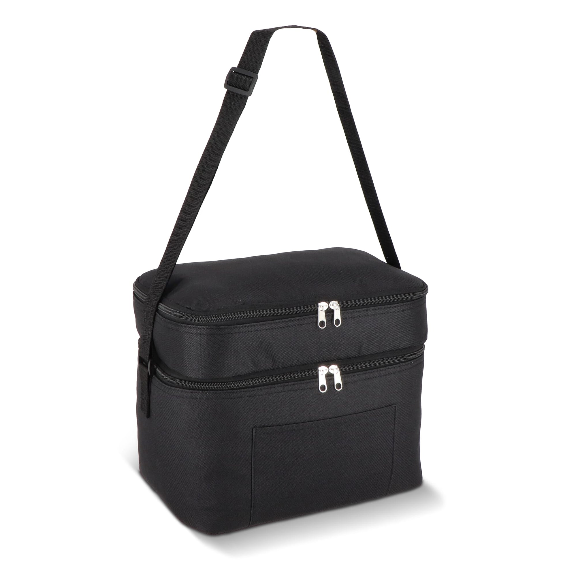 R-PET 600D Doppelfach-Kühltasche 30 x 20 x 24cm 12L
