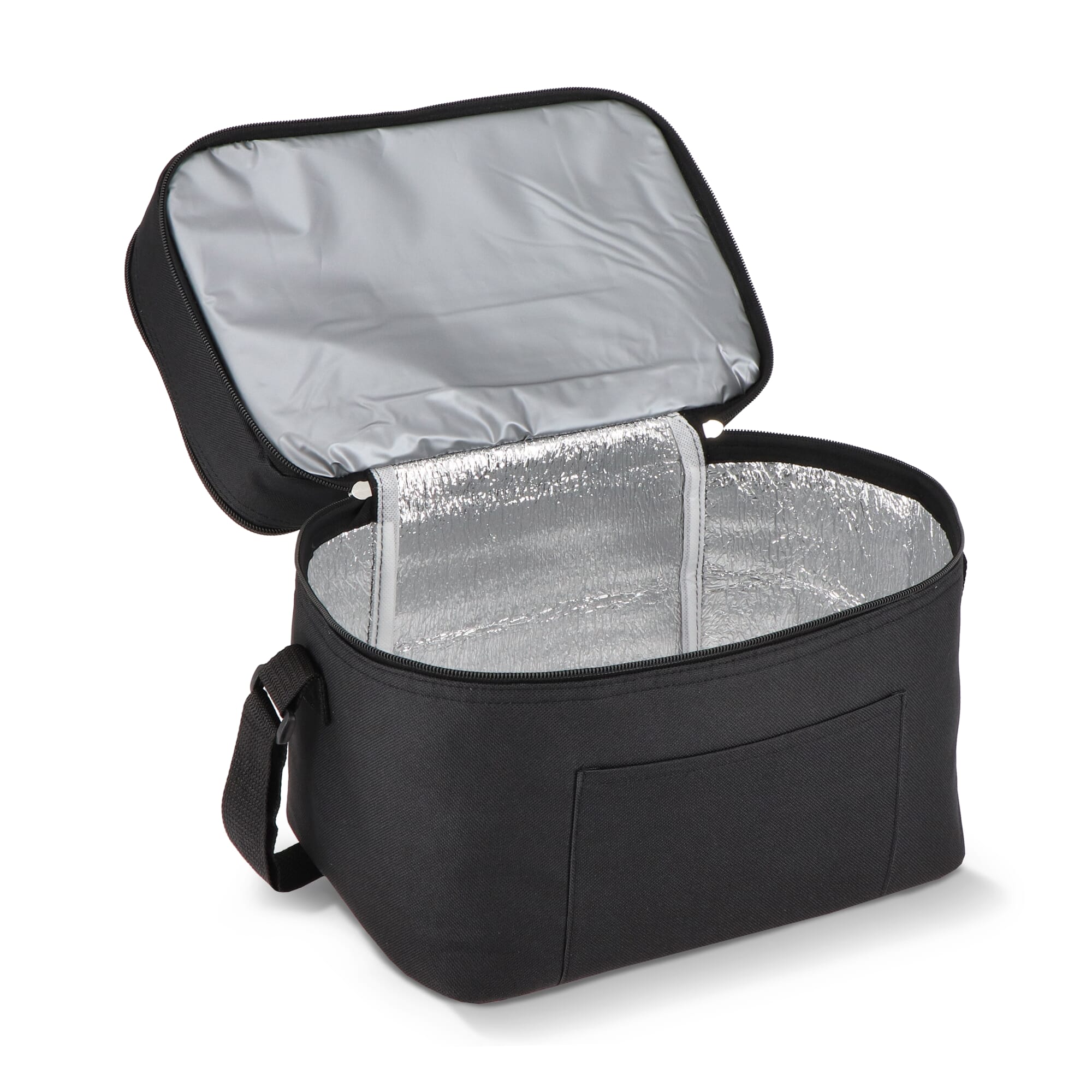 R-PET 600D Doppelfach-Kühltasche 30 x 20 x 24cm 12L