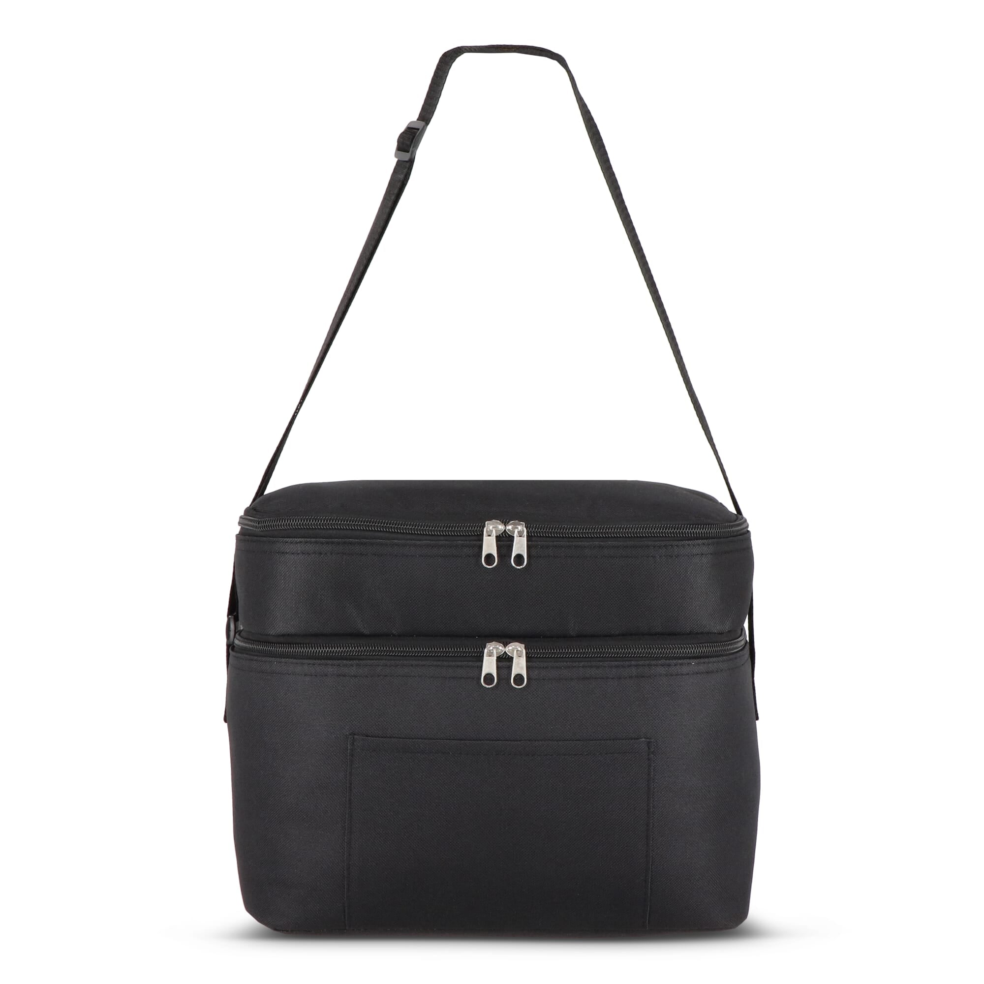 R-PET 600D Doppelfach-Kühltasche 30 x 20 x 24cm 12L
