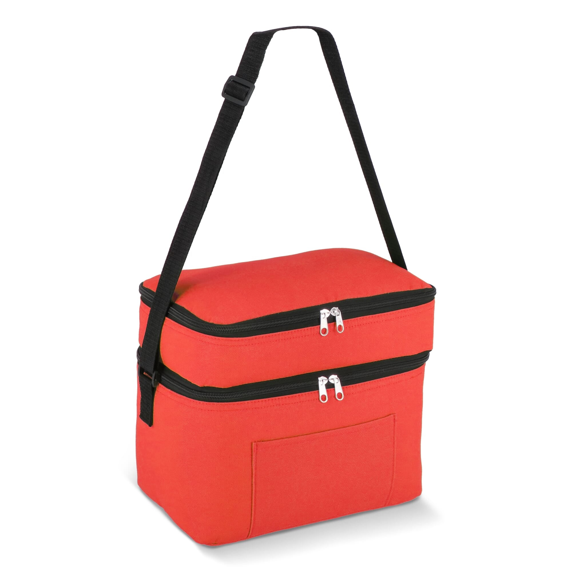 R-PET 600D Doppelfach-Kühltasche 30 x 20 x 24cm 12L