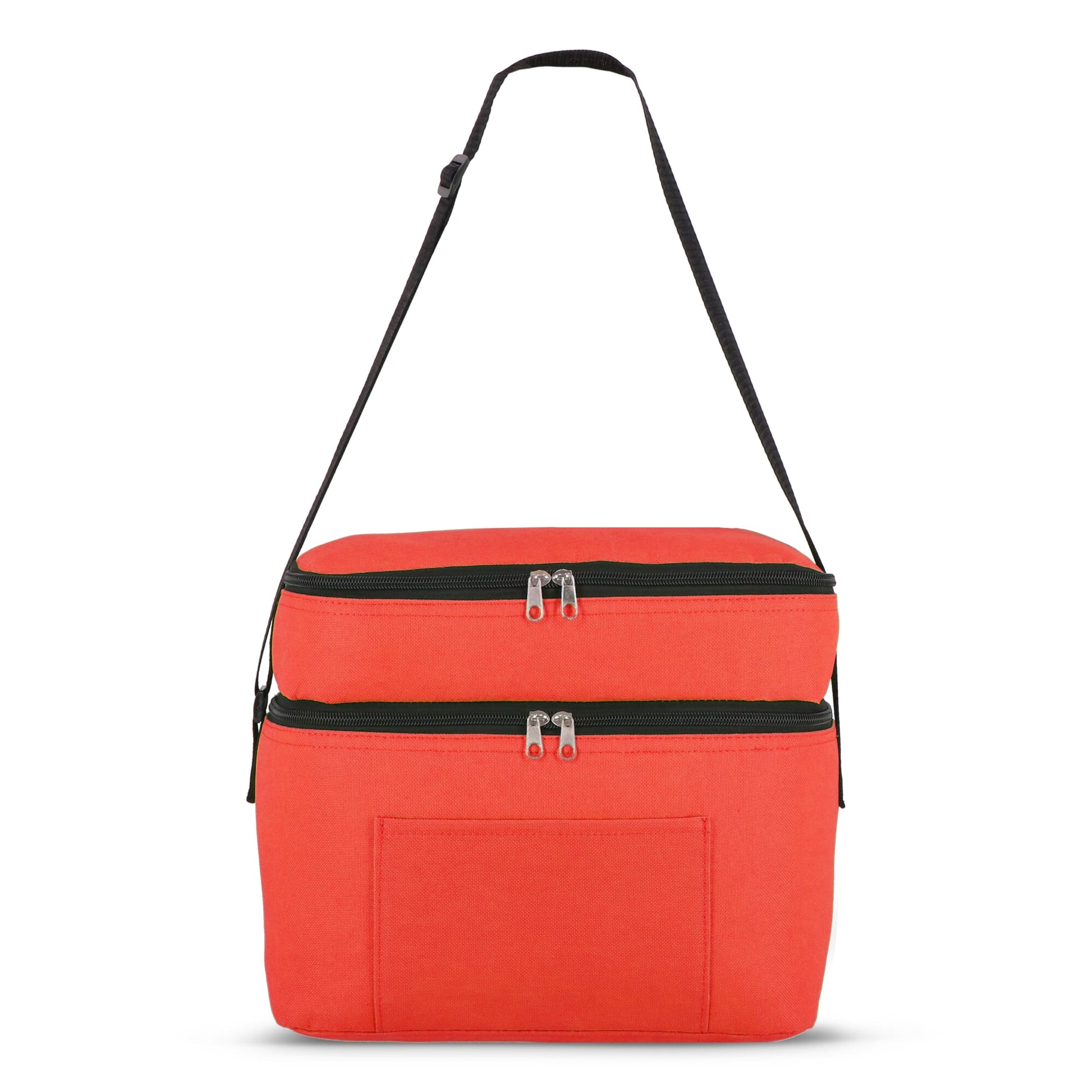 R-PET 600D Doppelfach-Kühltasche 30 x 20 x 24cm 12L